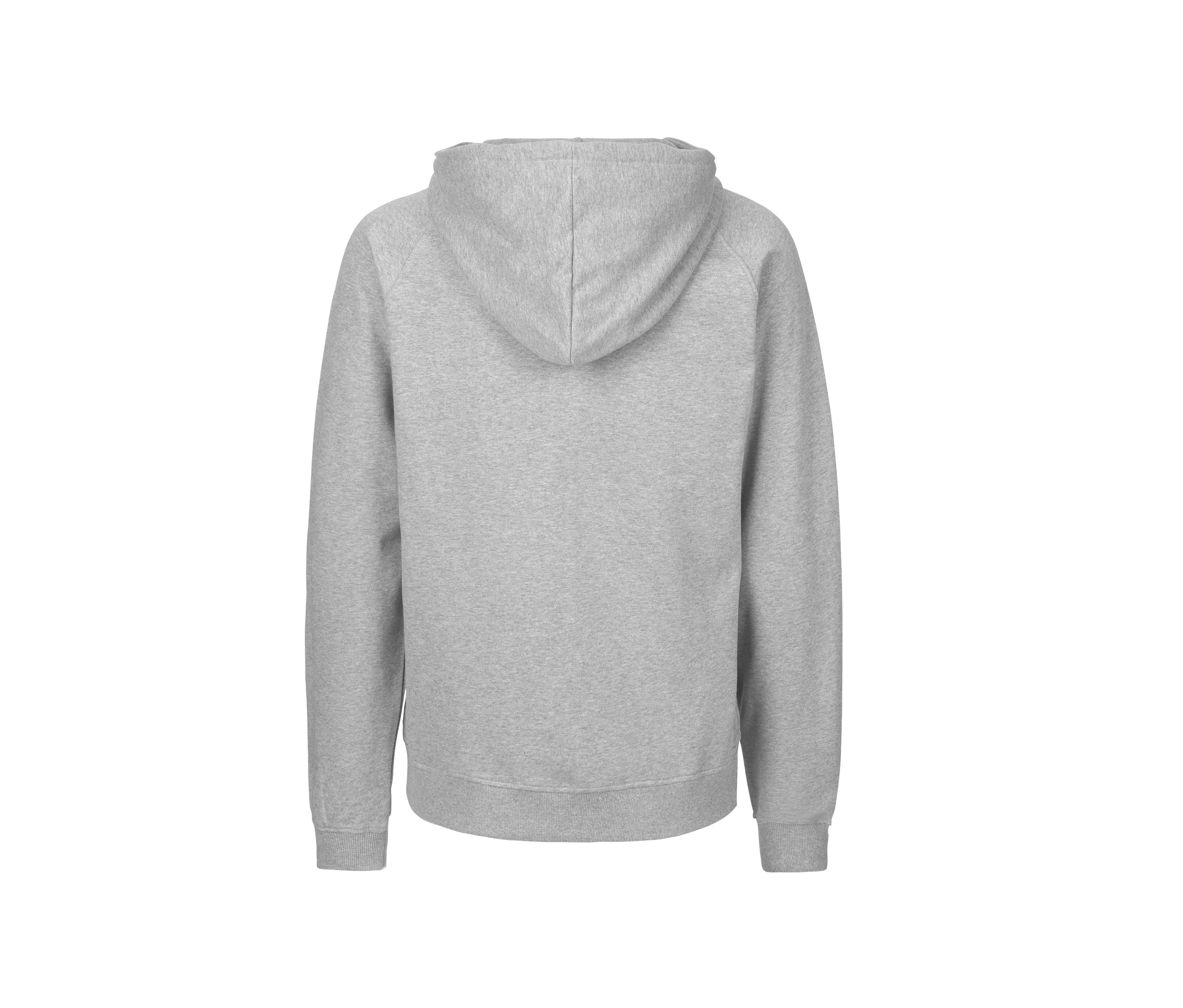 Sweat à Capuche Zippé en Coton Tiger - Sport Grey