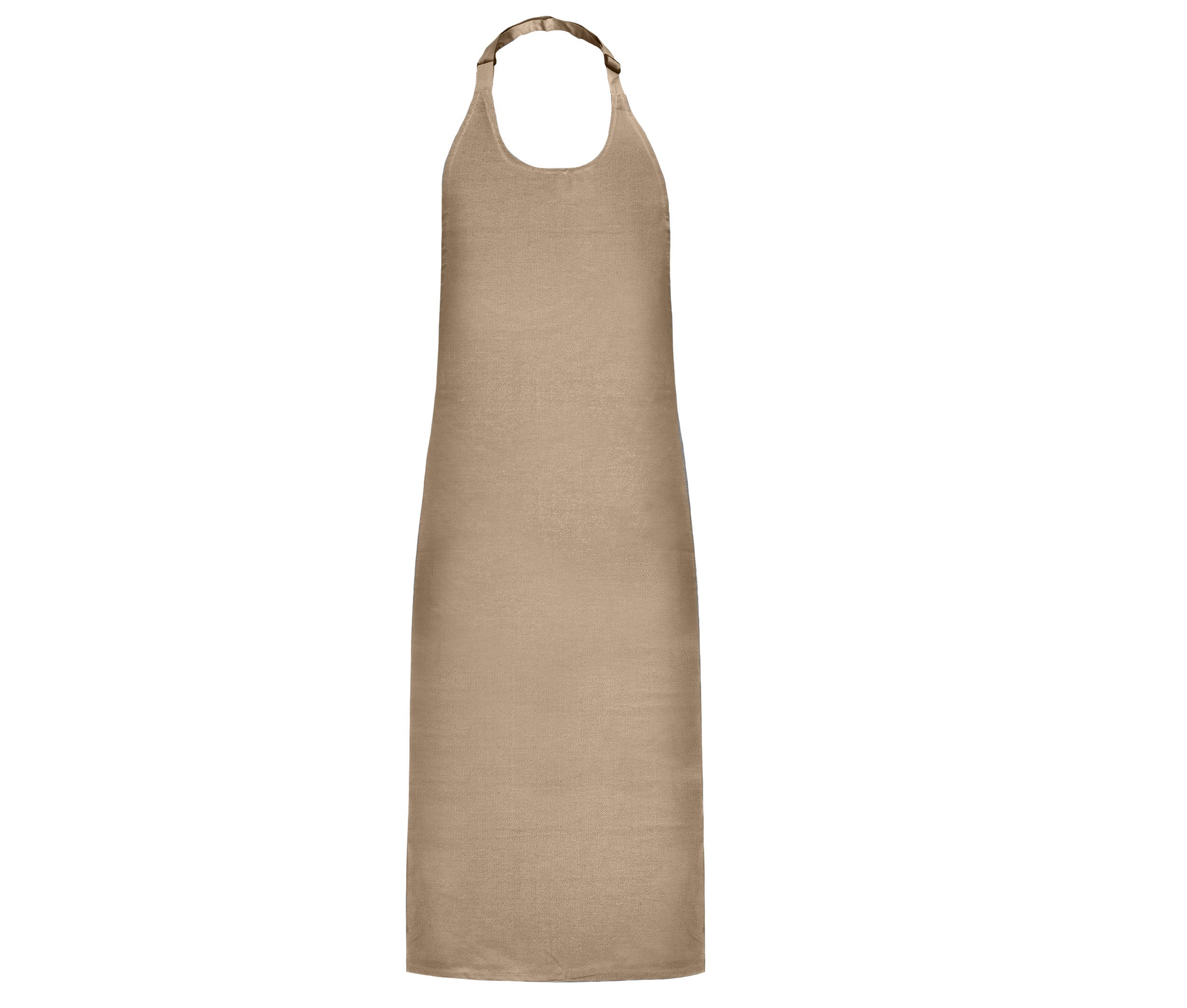 Tablier à Bavette Polycoton - Beige