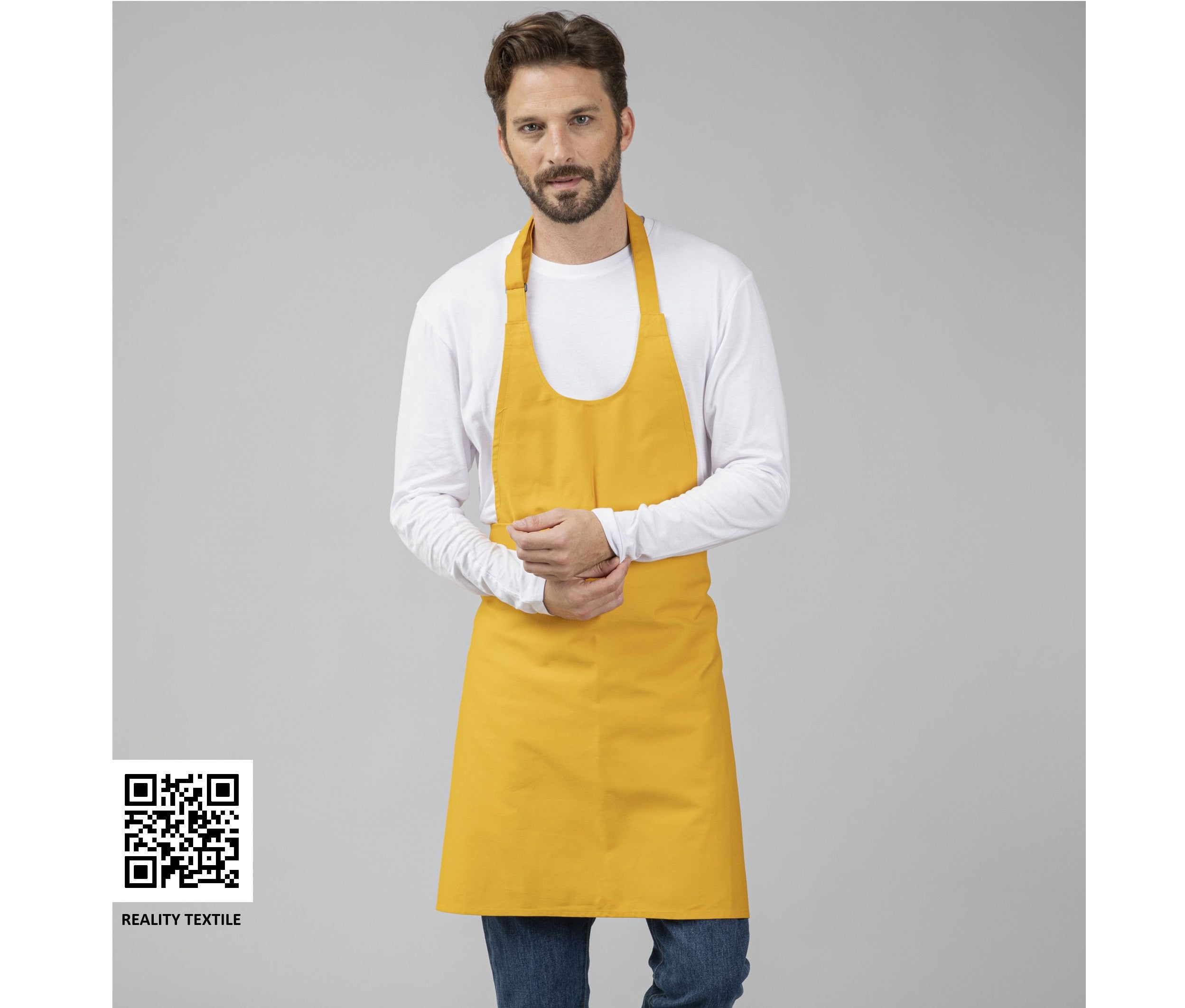 Tablier à bavette polycoton