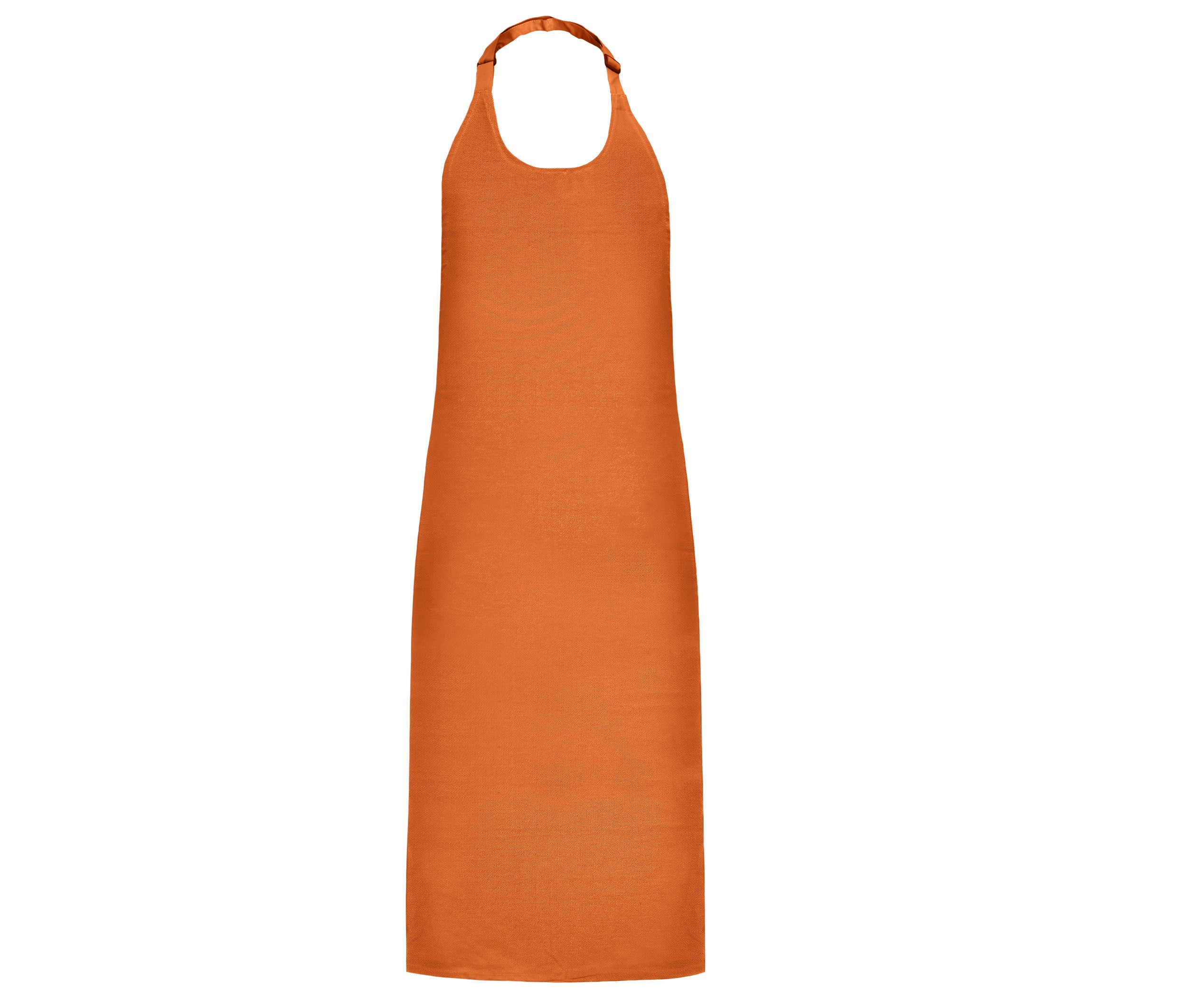 Tablier à Bavette 100% Coton - Orange