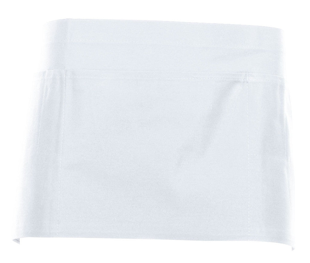 Tablier de Barman Court en Coton - White