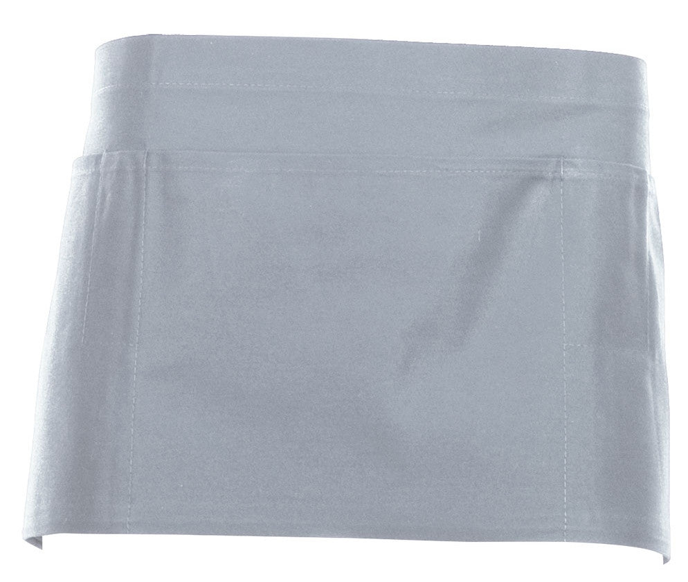 Tablier de Barman Court en Coton - Pure Grey