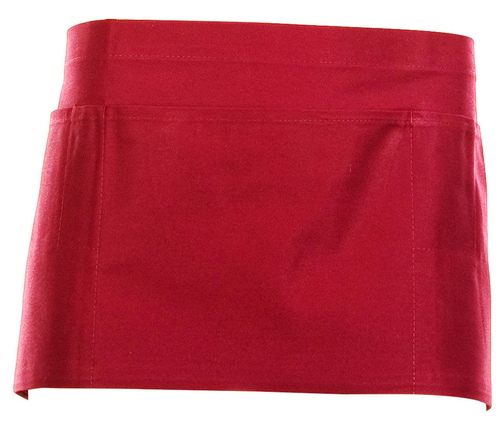 Tablier de Barman Court en Coton - Red