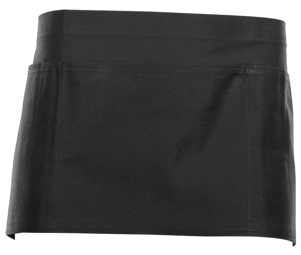 Tablier de Barman Court en Coton - Black
