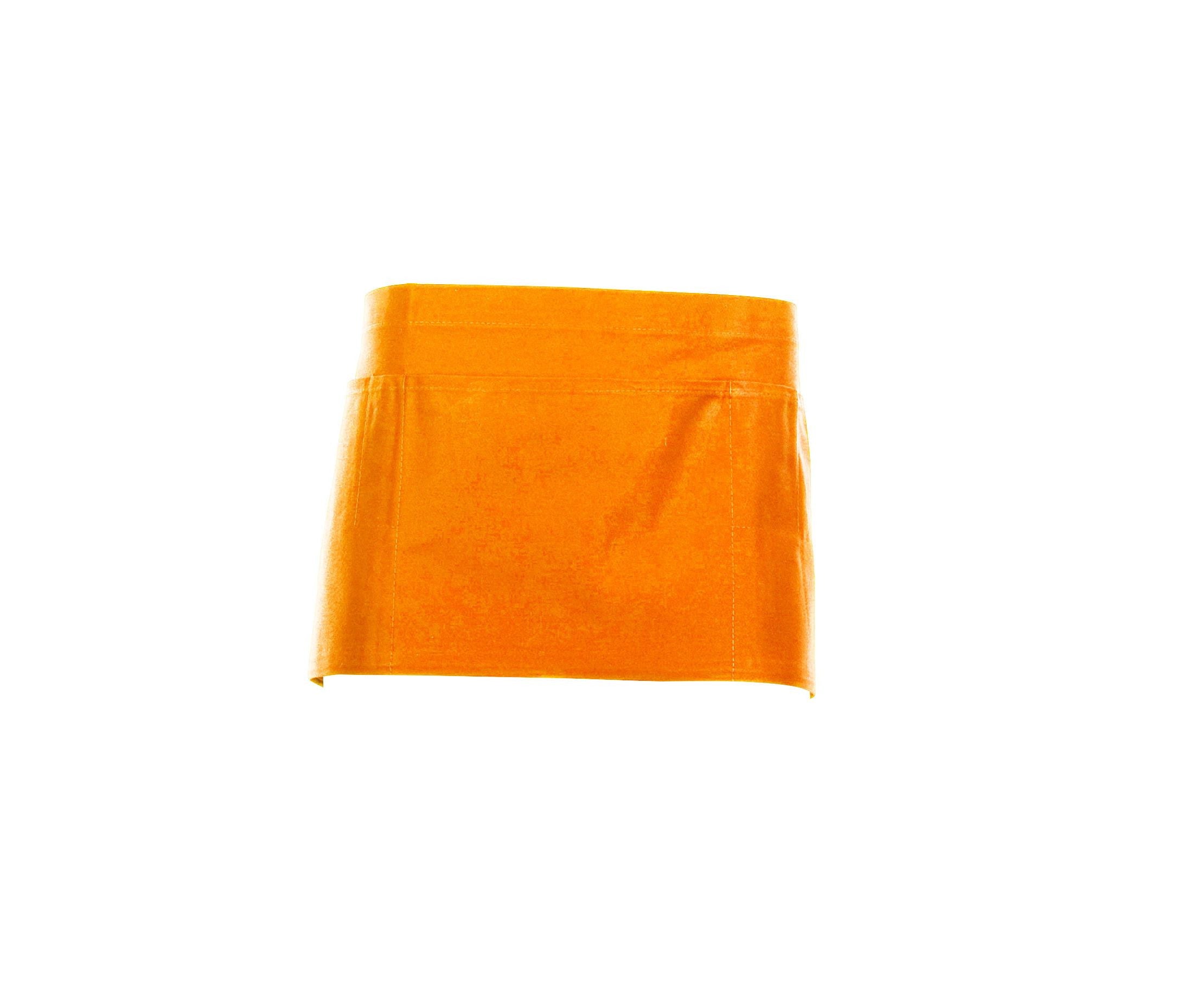 Tablier de Barman Court en Coton - Orange