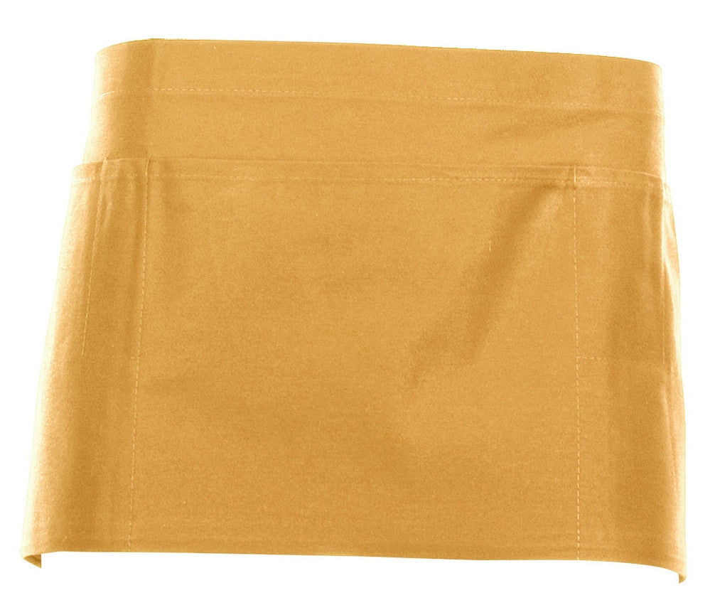 Tablier de Barman Court en Coton - Mustard
