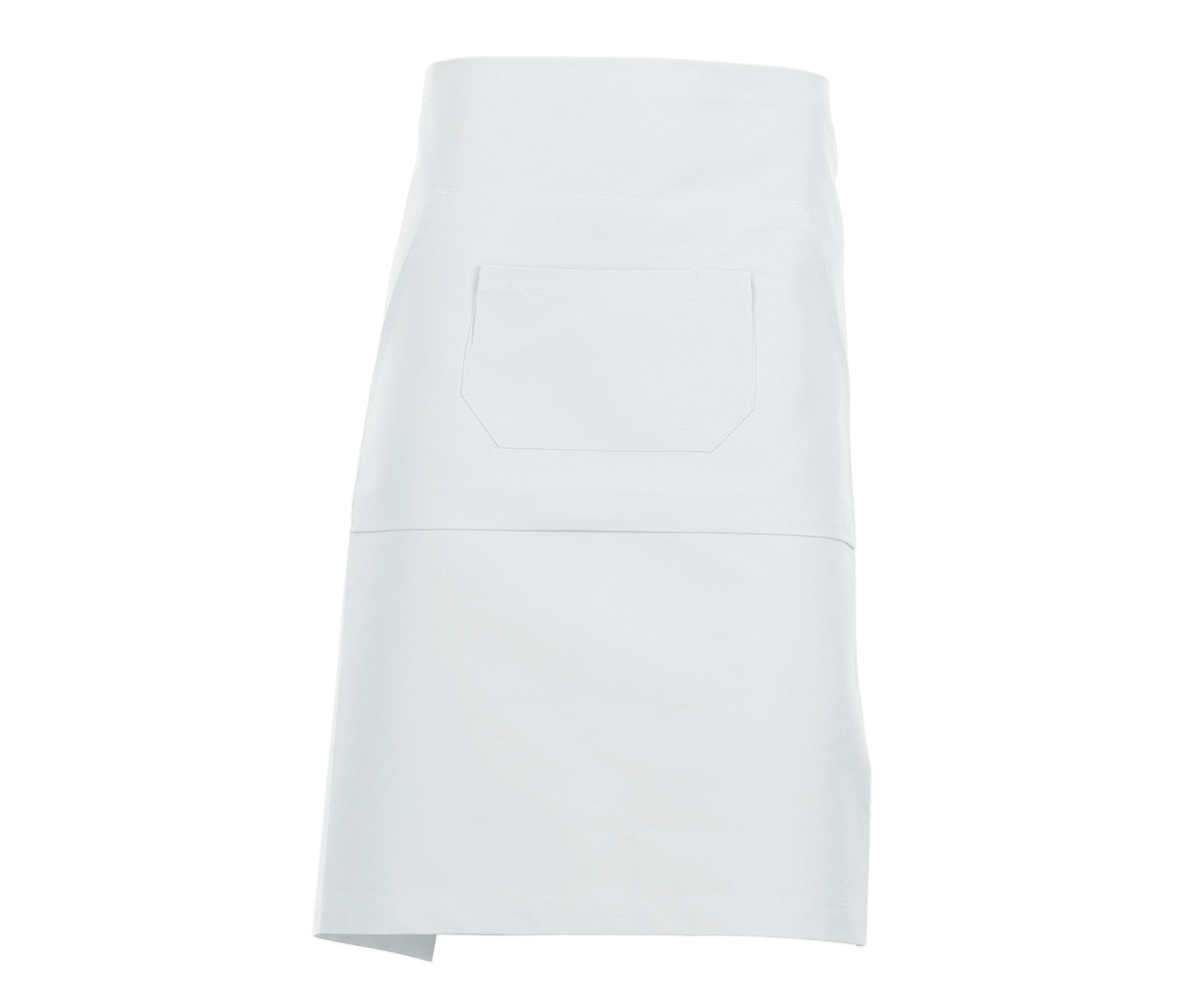Tablier de Barman Mi-Long en Coton - White