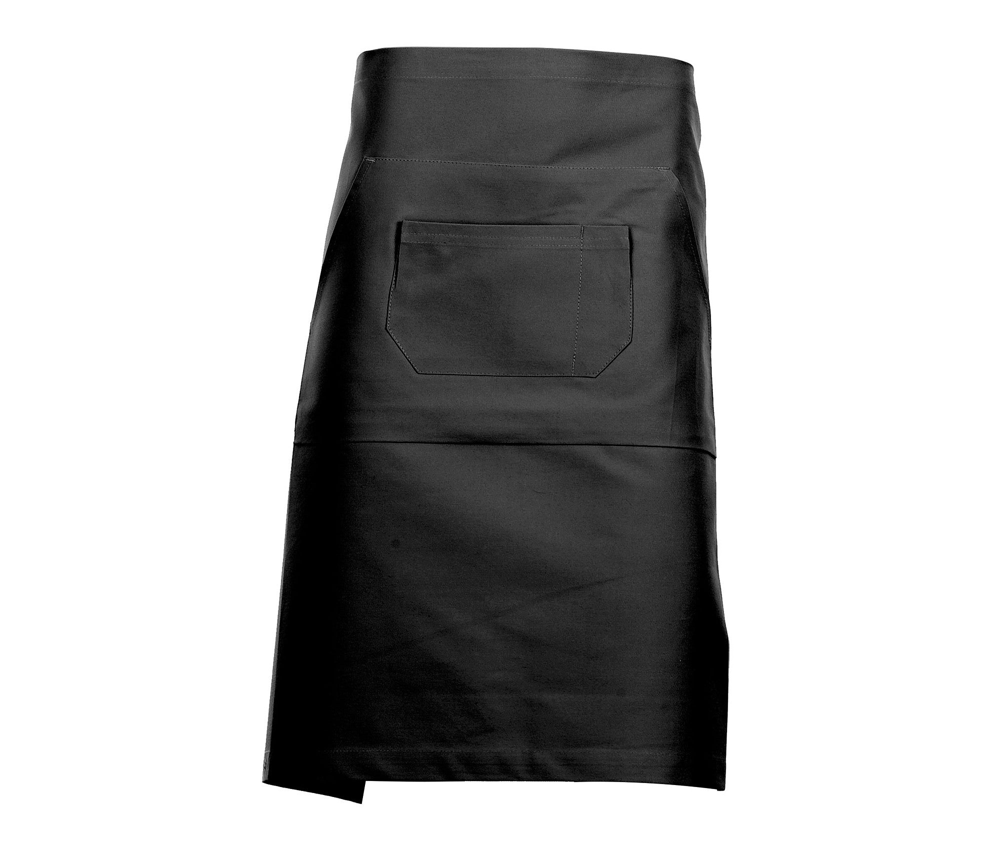 Tablier de Barman Mi-Long en Coton - Black