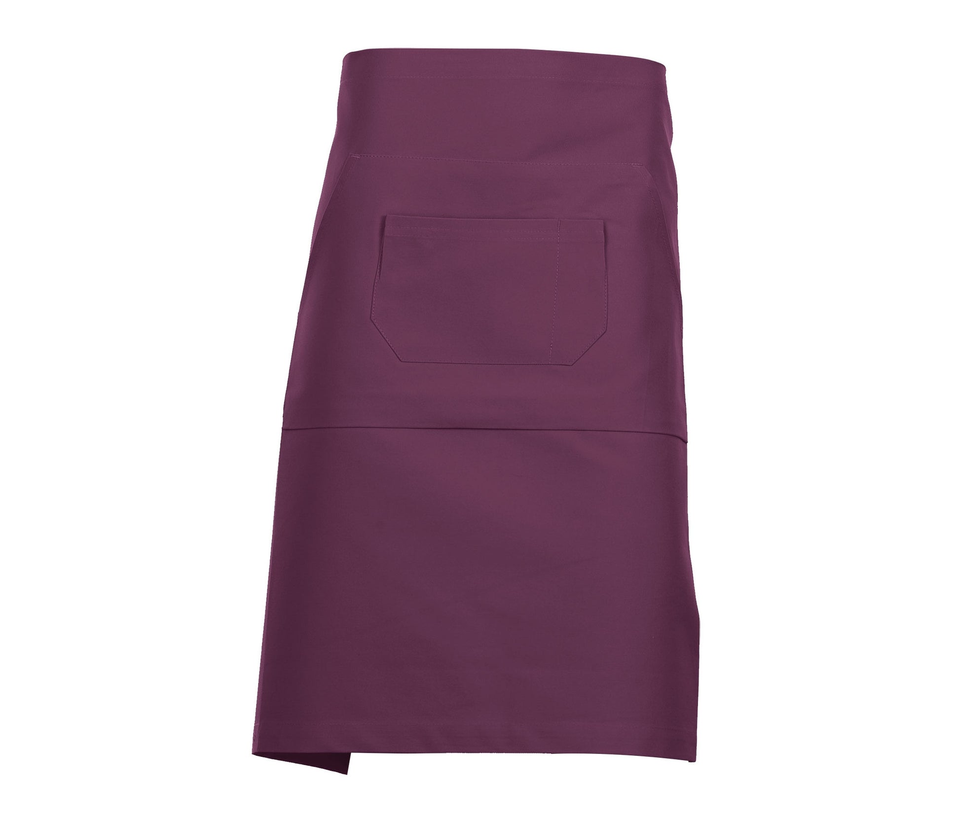 Tablier de Barman Mi-Long en Coton - Burgundy