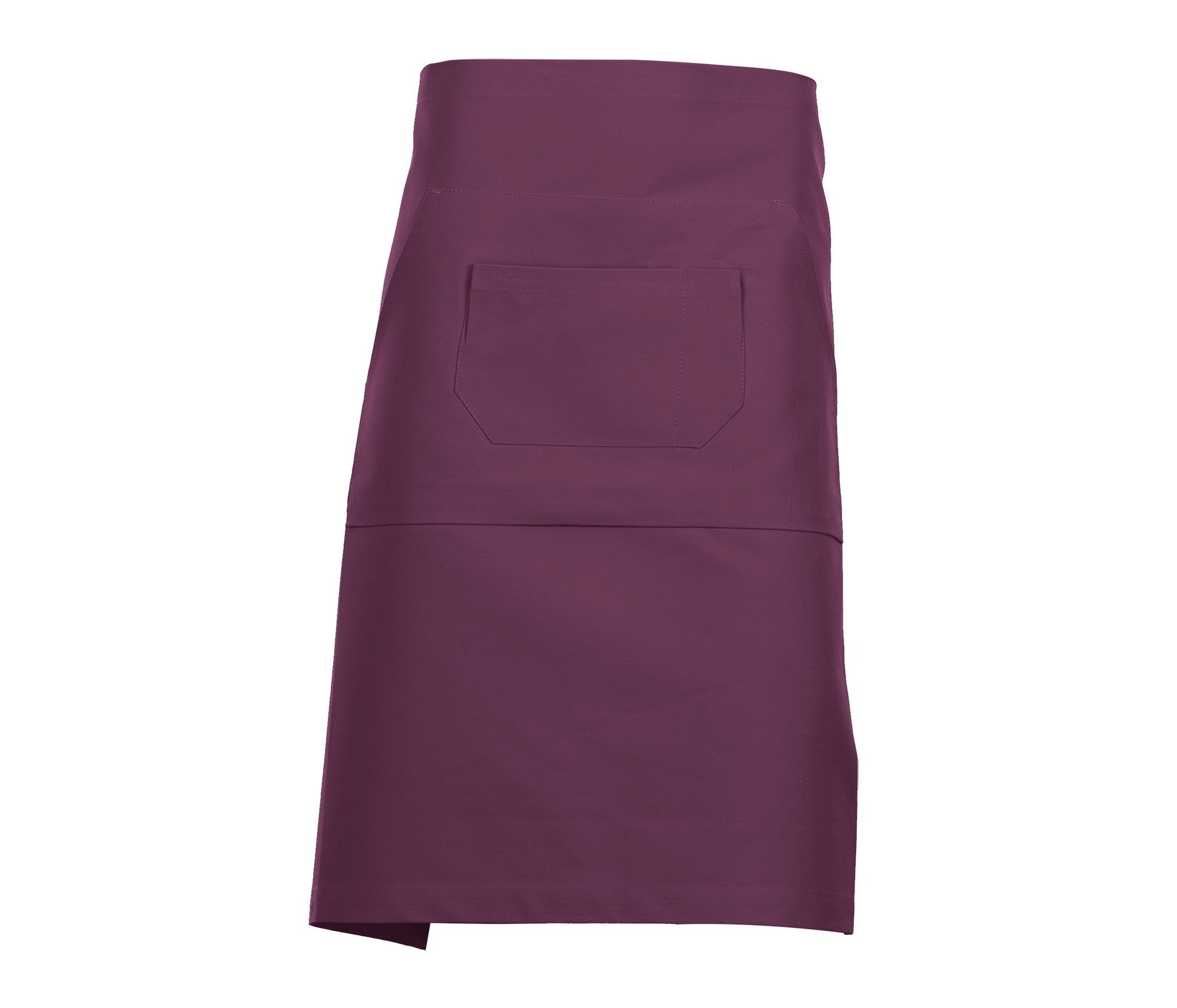Tablier de Barman Mi-Long en Coton - Burgundy