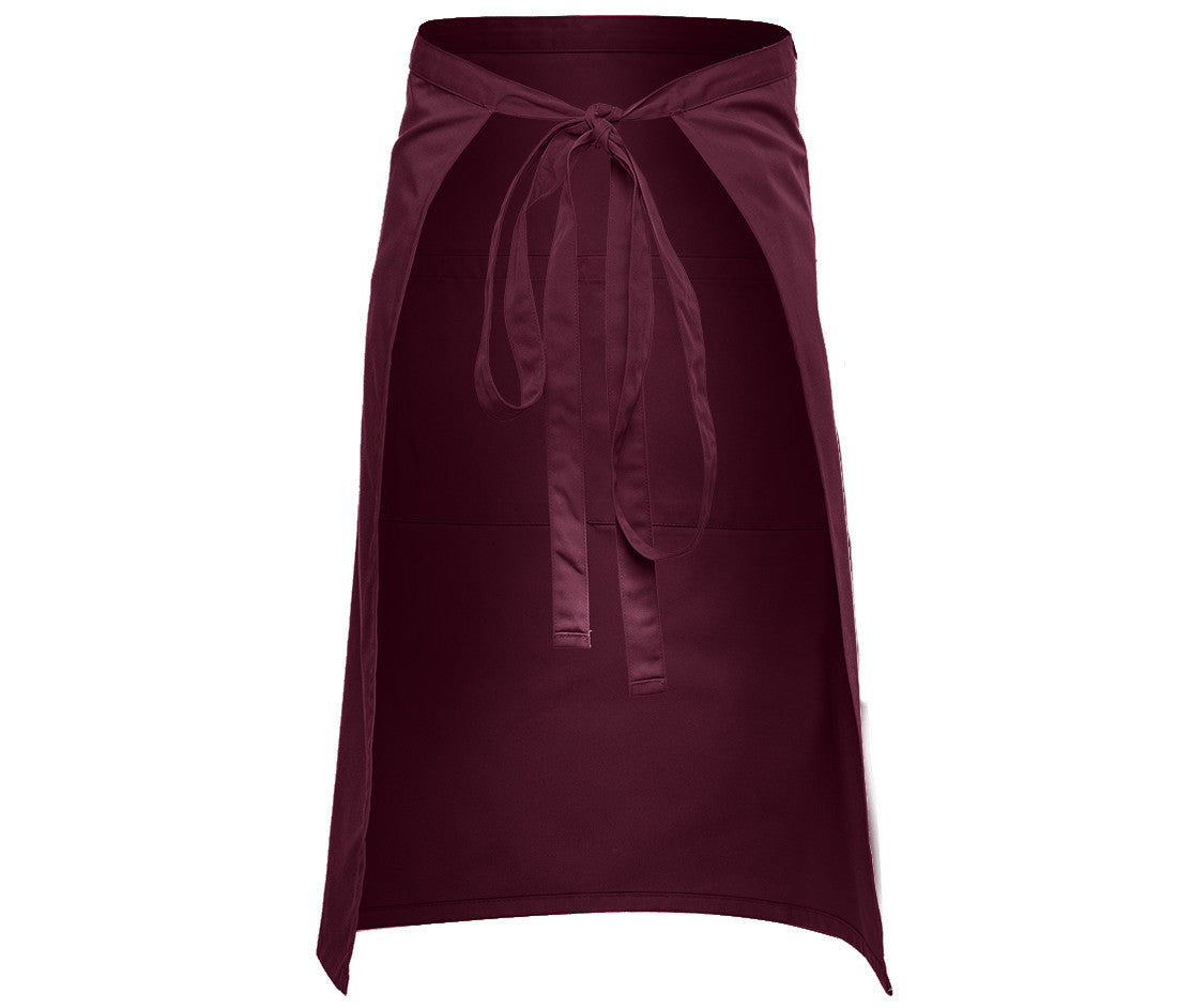 Tablier Barman Long - Burgundy