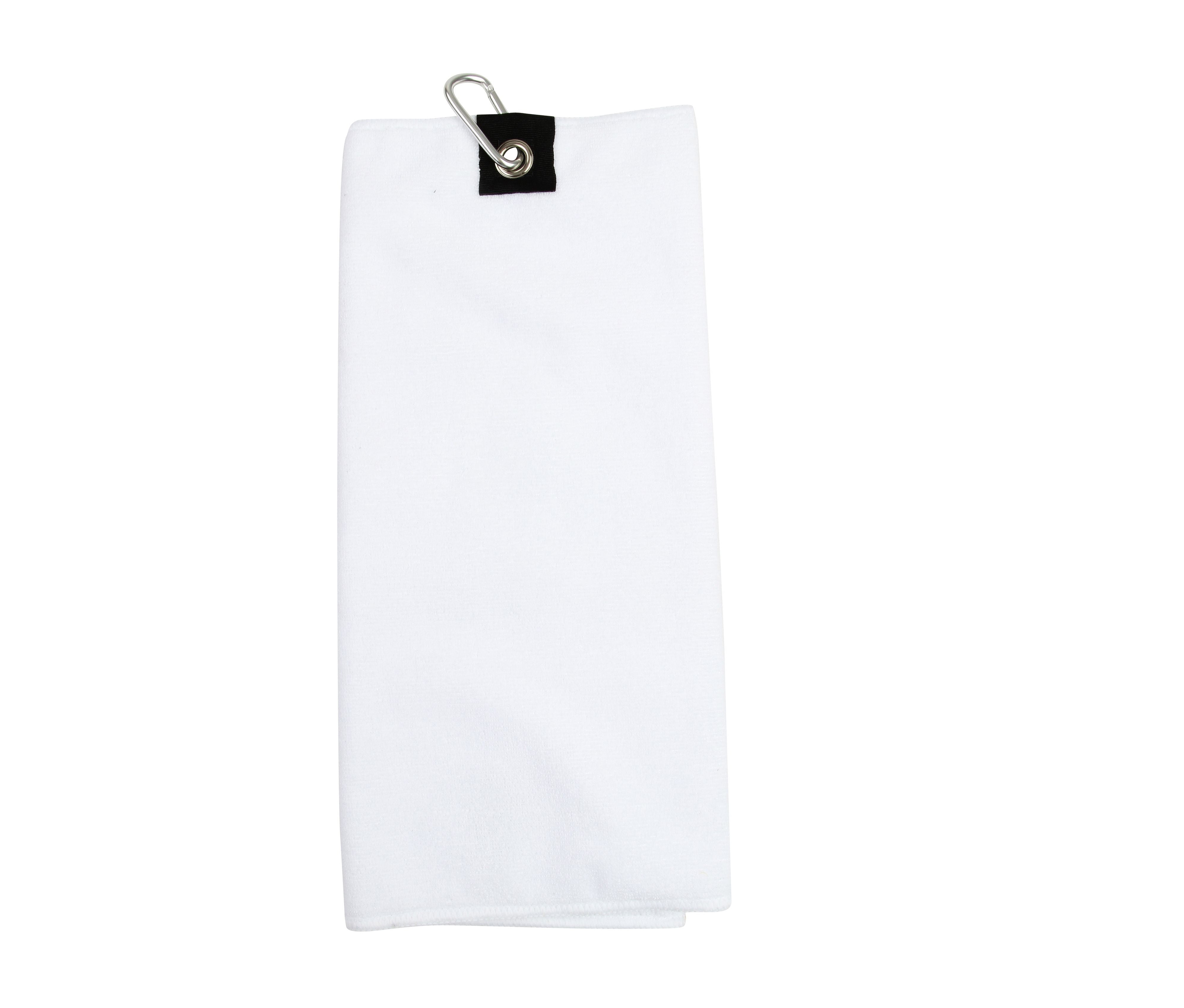 Serviette de Golf Microfibre - White