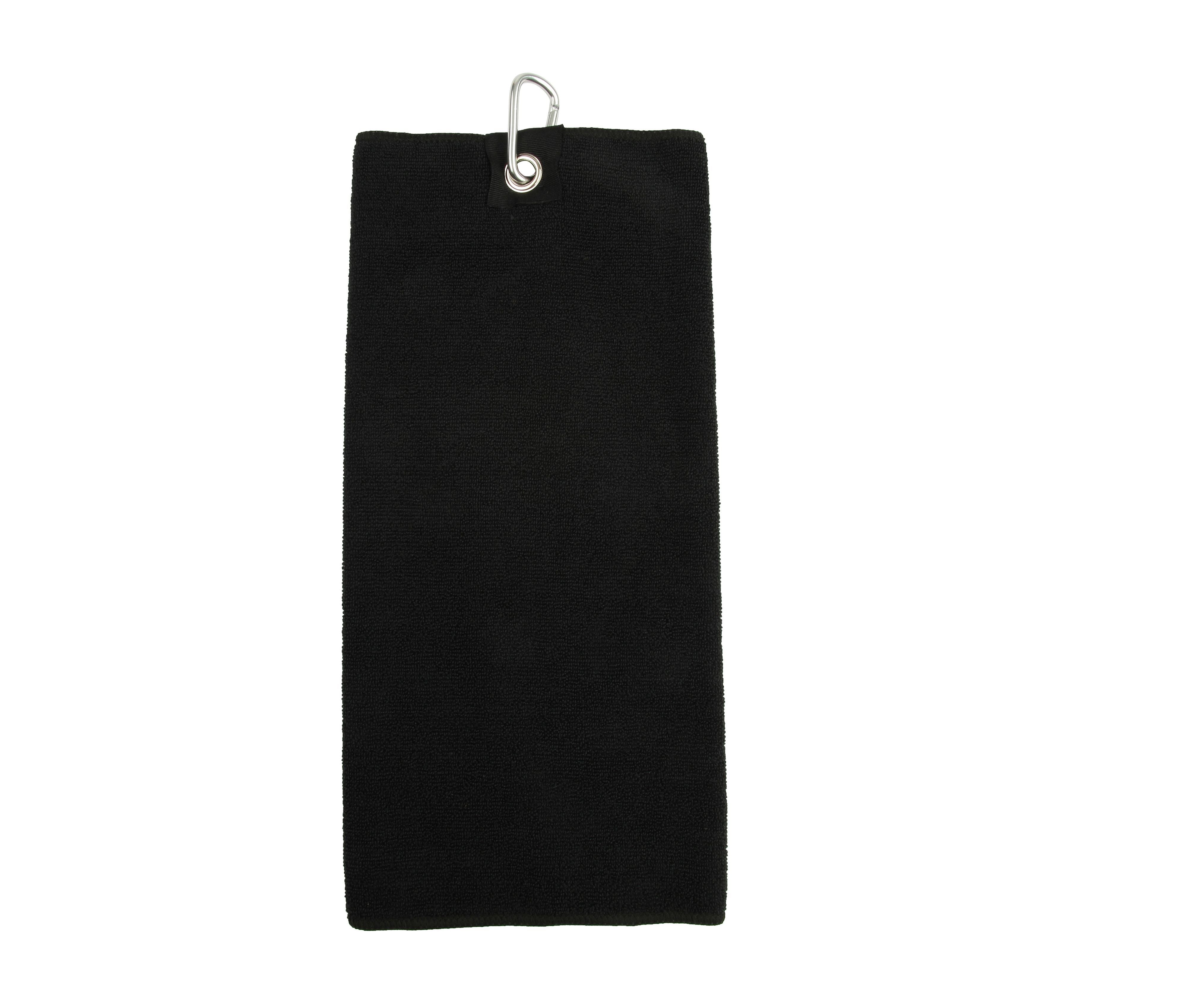 Serviette de Golf Microfibre - Black