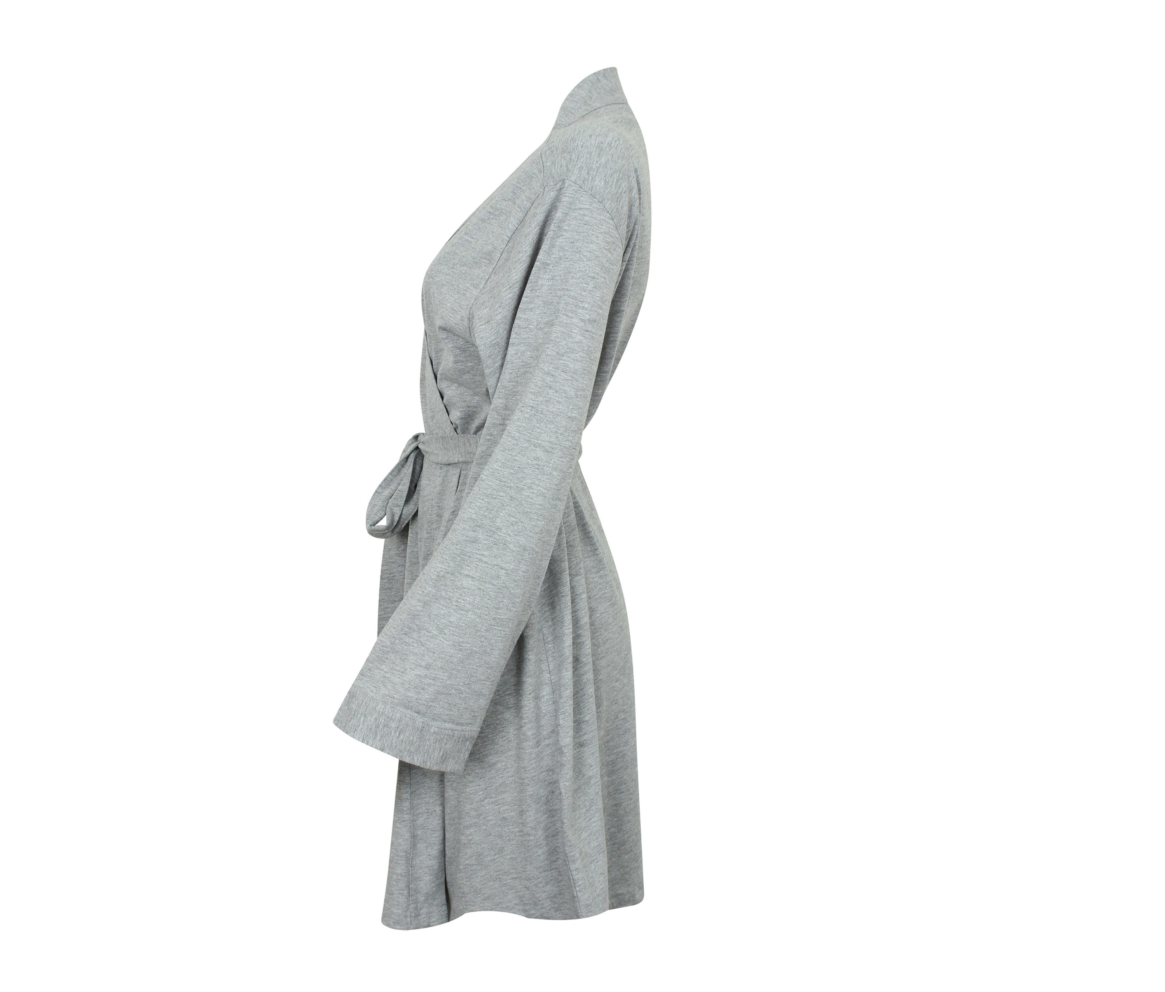 Peignoir en Coton - Heather Grey