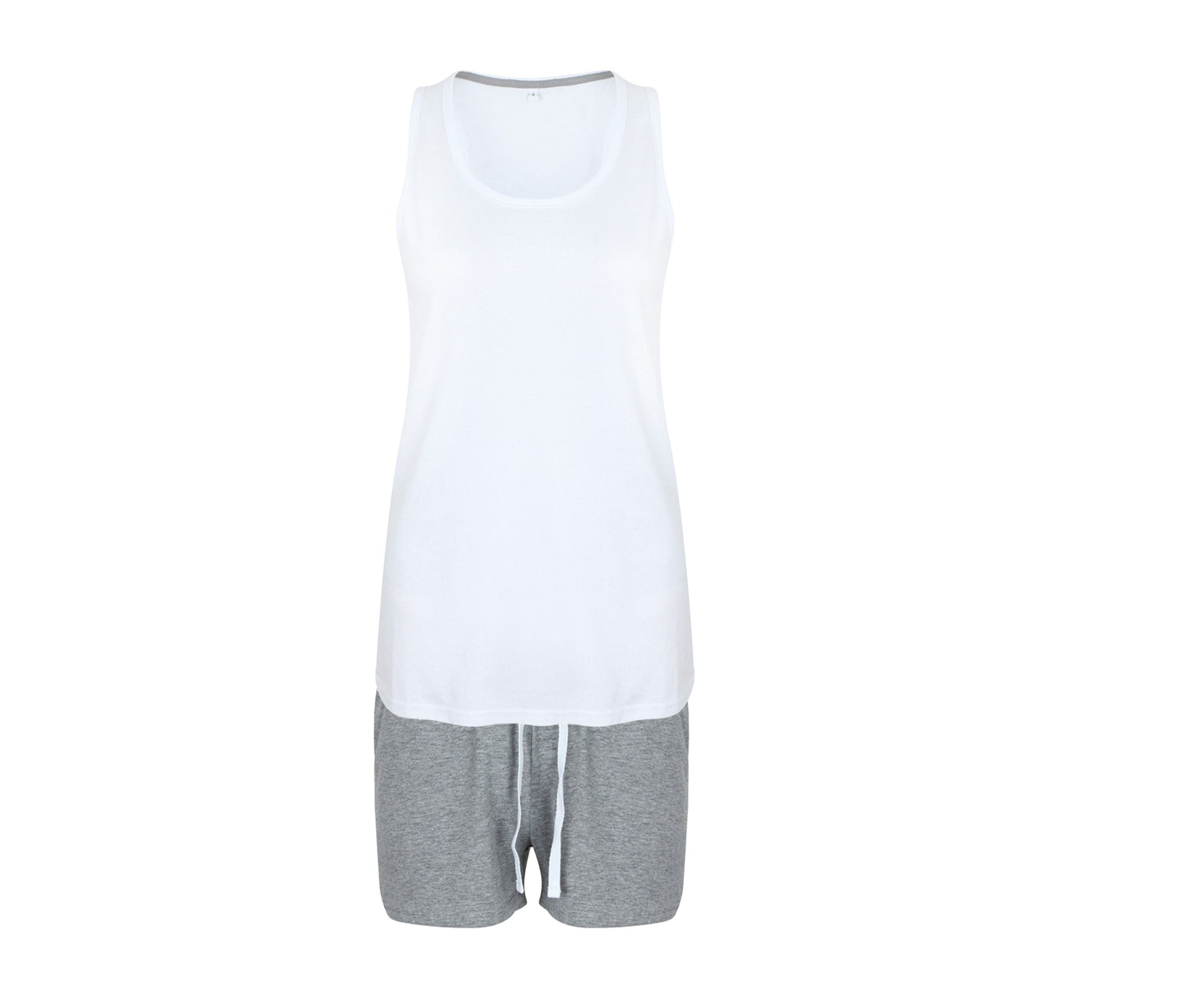 Ensemble Pyjama Femme - White/heather Grey