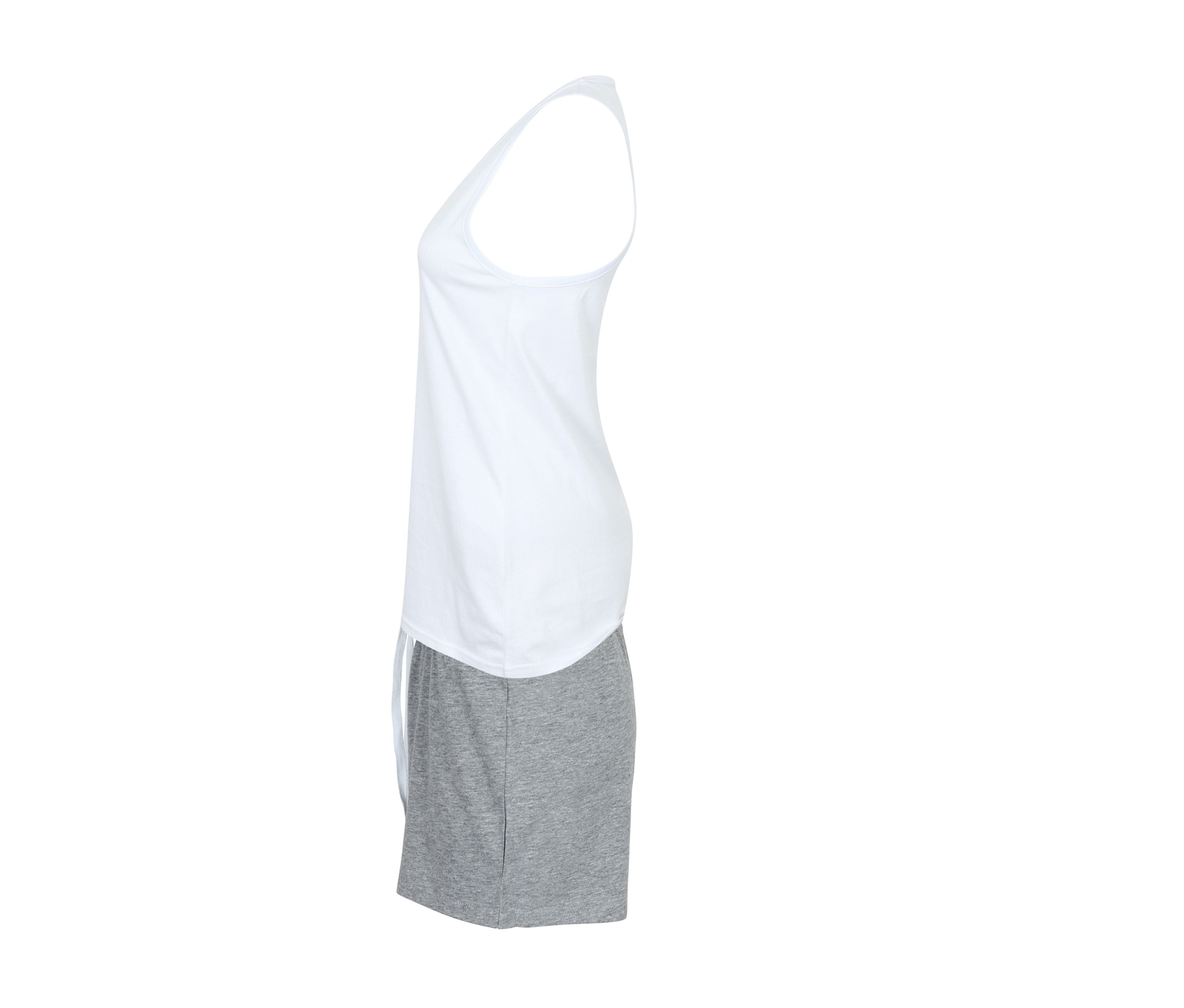 Ensemble Pyjama Femme - White/heather Grey