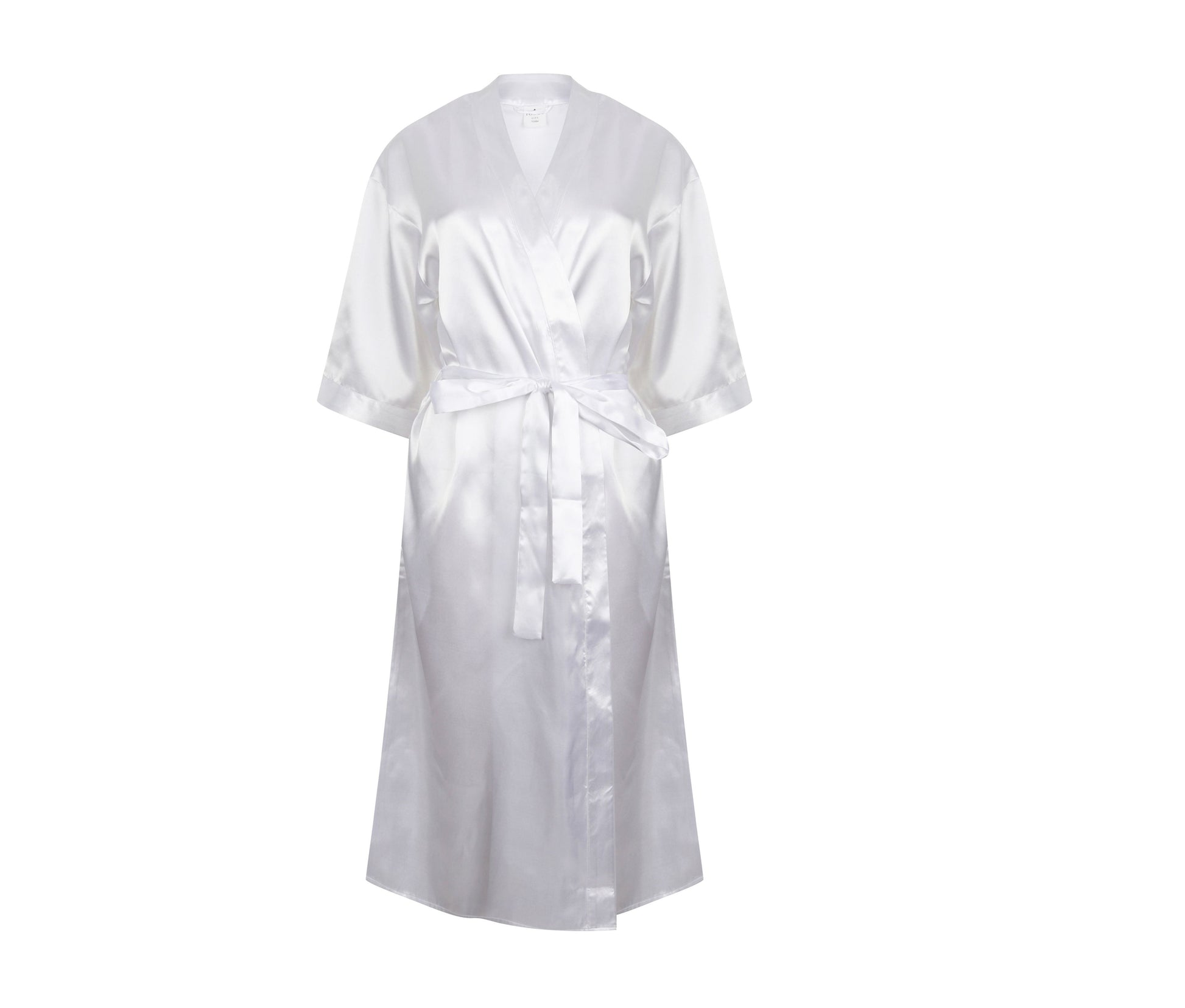 Peignoir en Satin - White