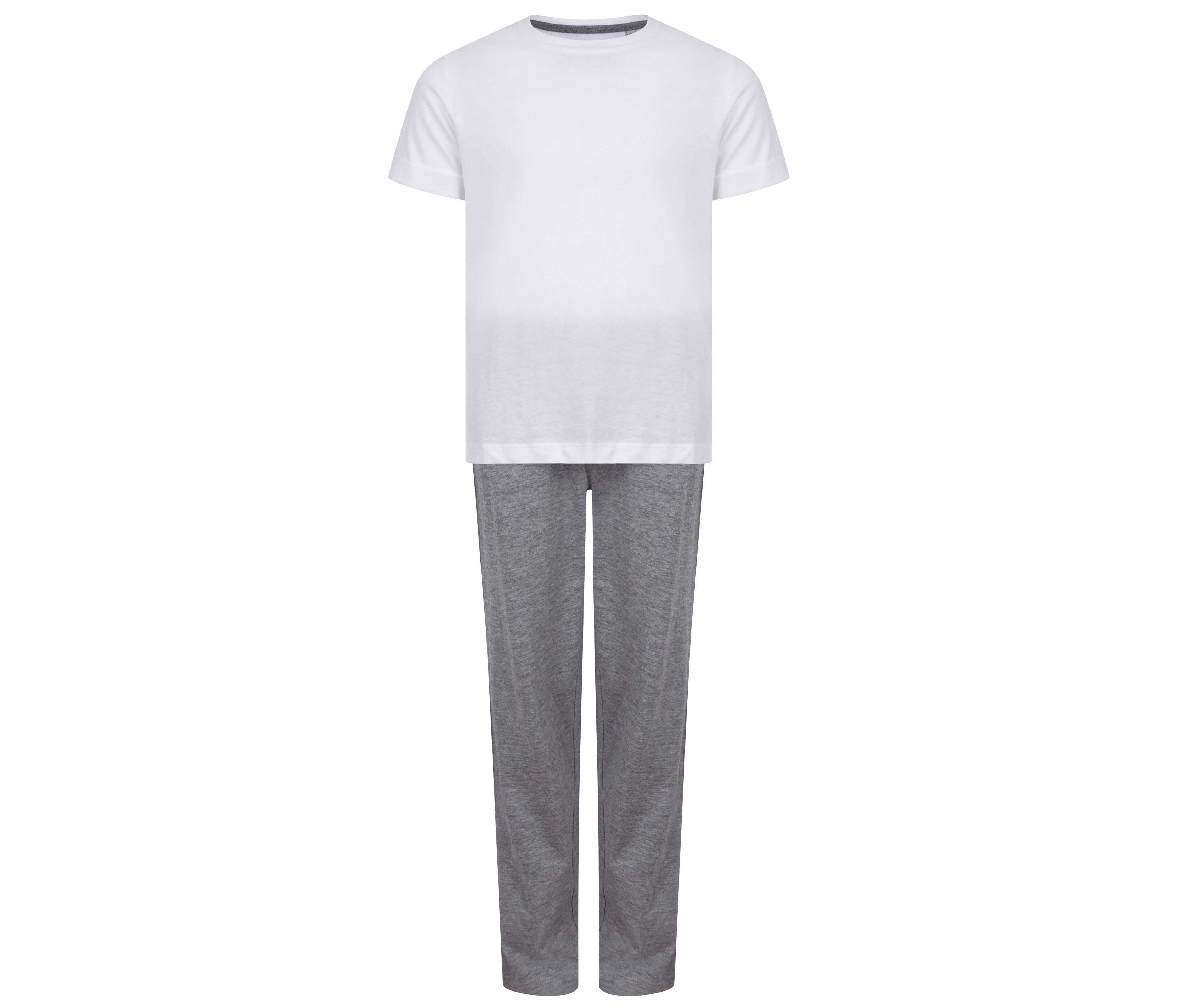 Ensemble Pyjama Enfant - White/heather Grey