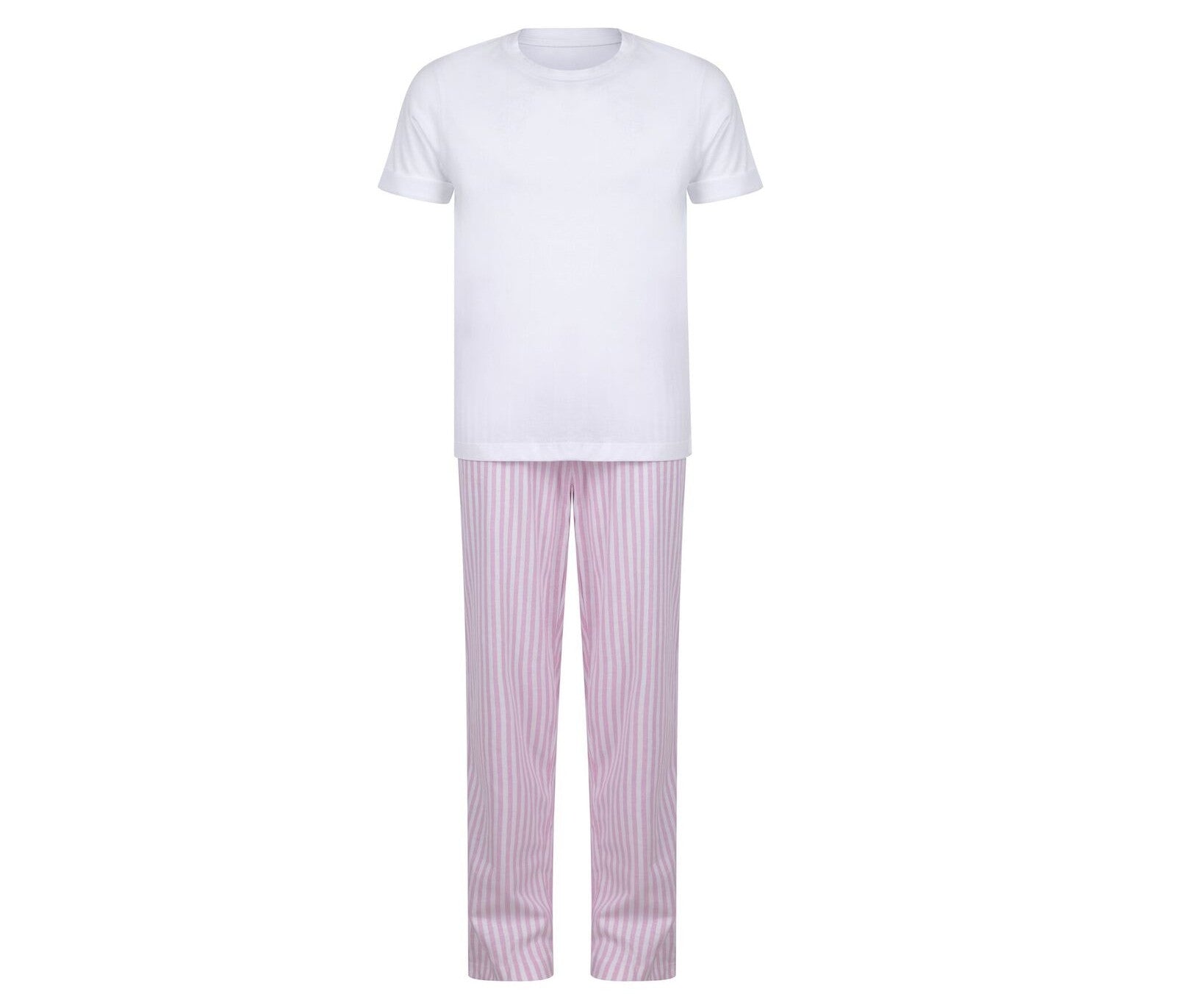 Ensemble Pyjama Enfant - White / White Pink Stripe