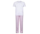 White / White Pink Stripe