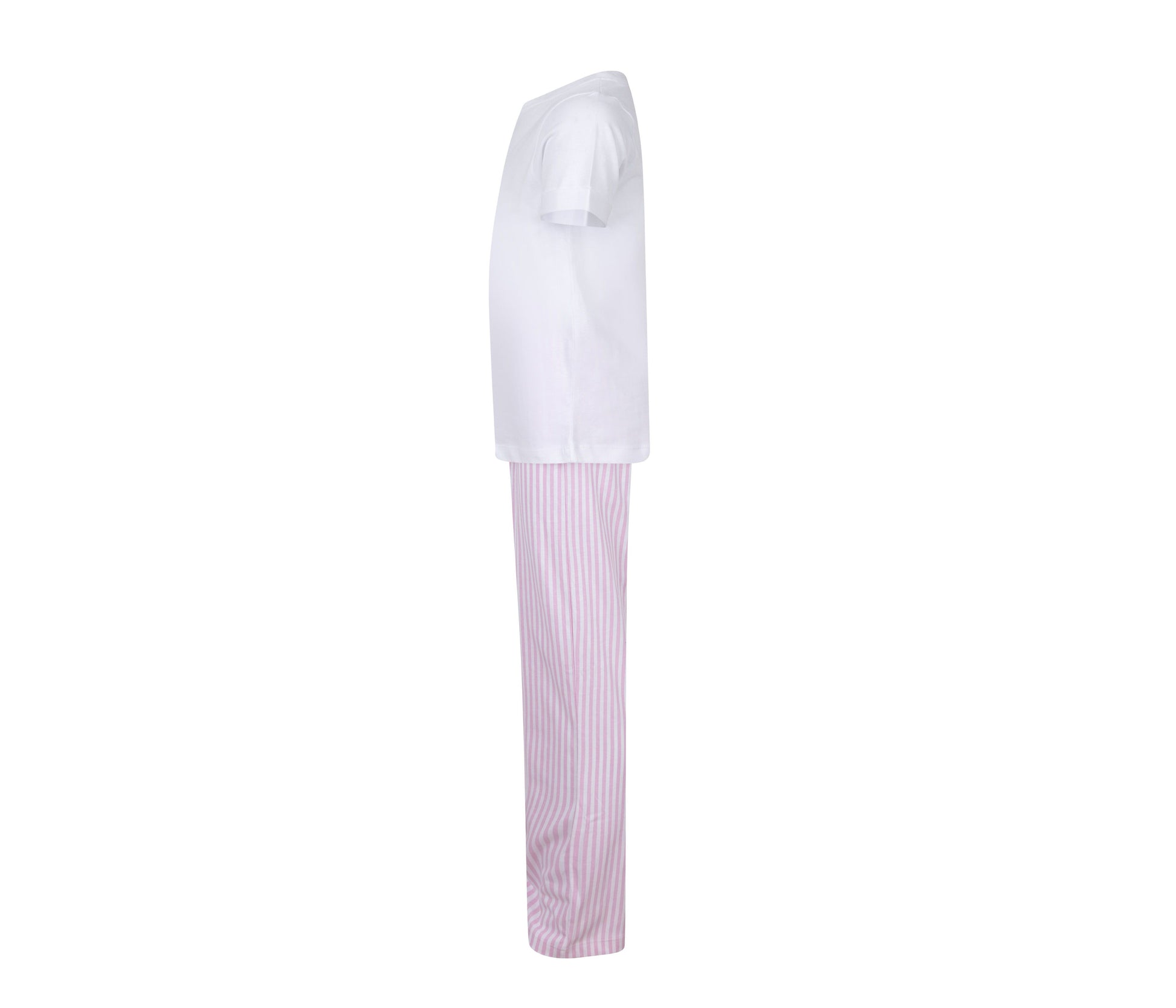 Ensemble Pyjama Enfant - White / White Pink Stripe