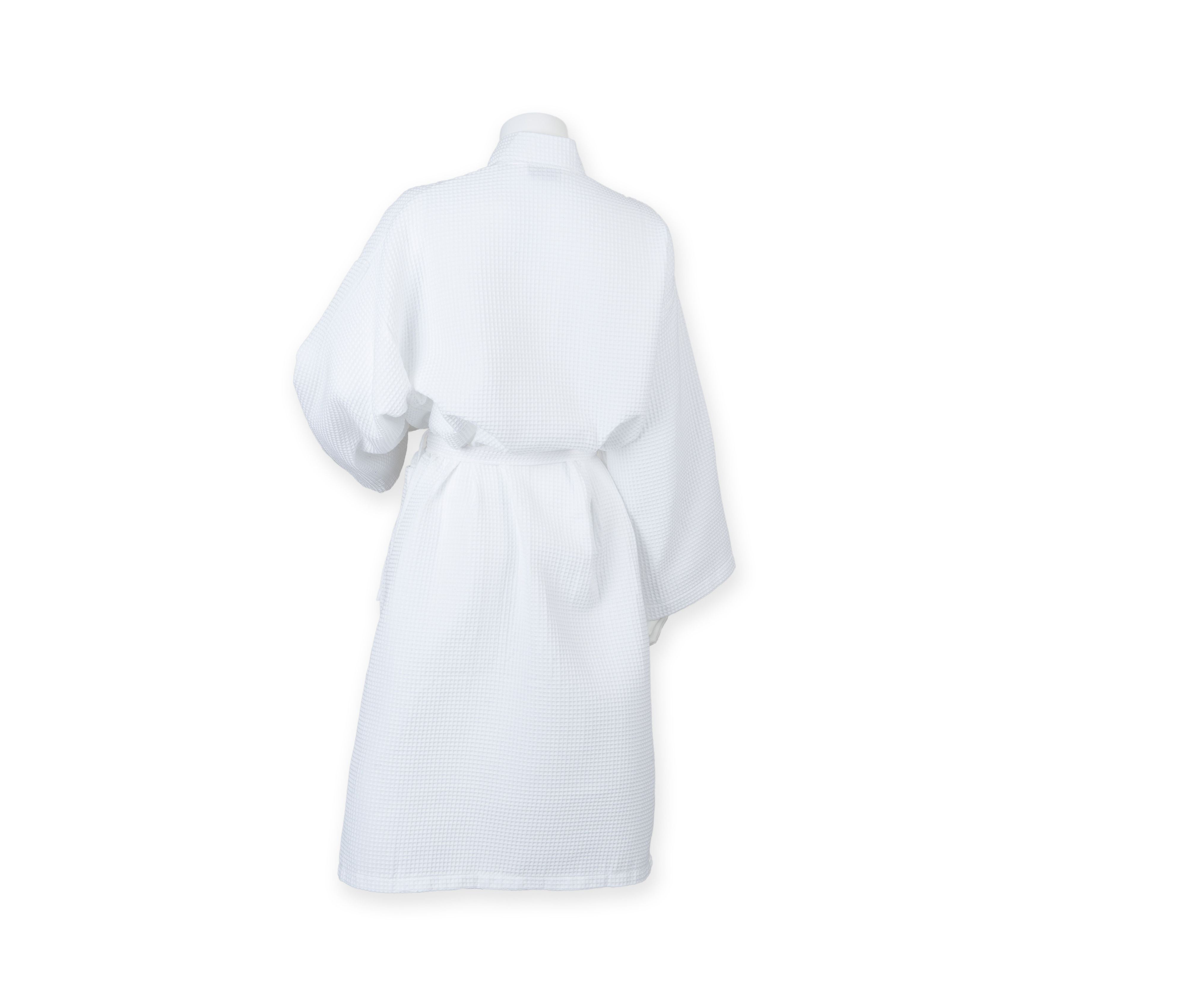 Peignoir Nid D'abeille - White