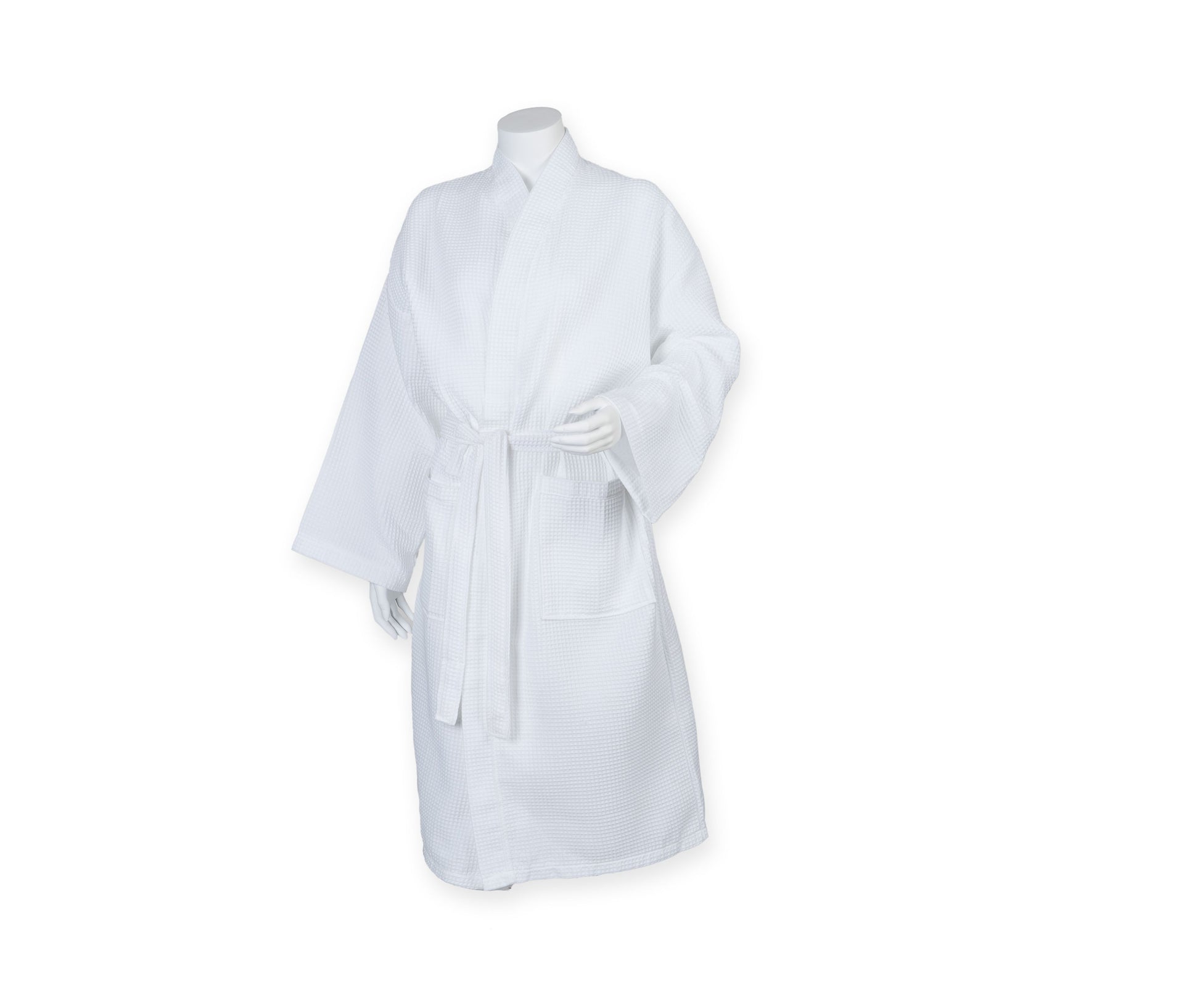 Peignoir Nid D'abeille - White