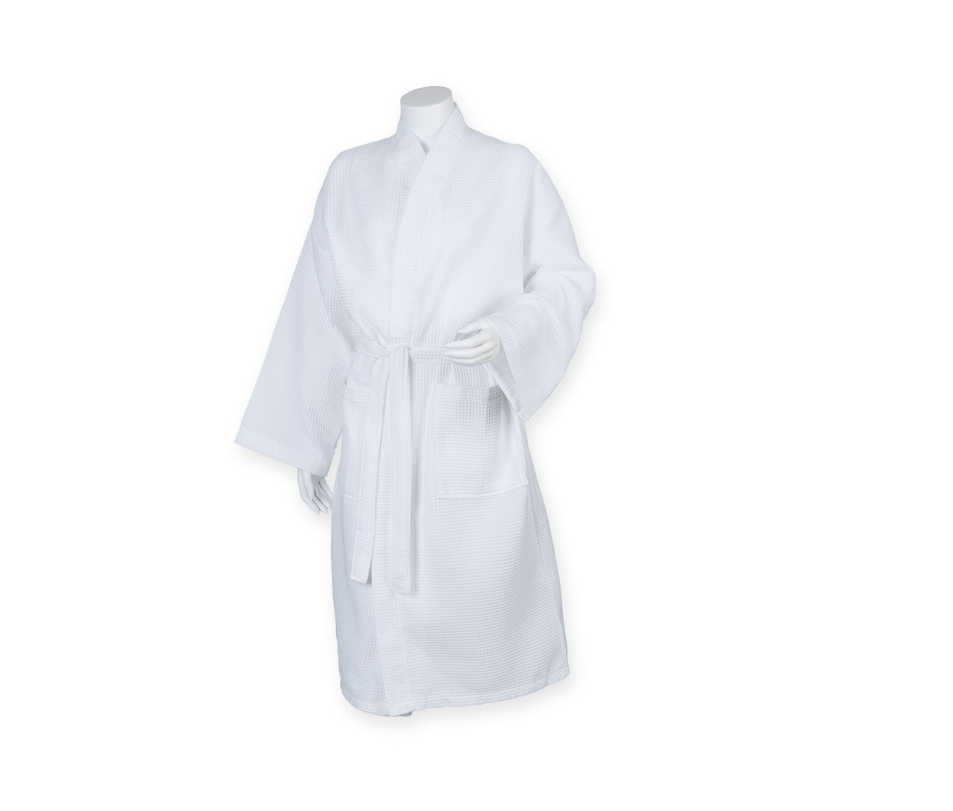 Peignoir Nid D'abeille - White