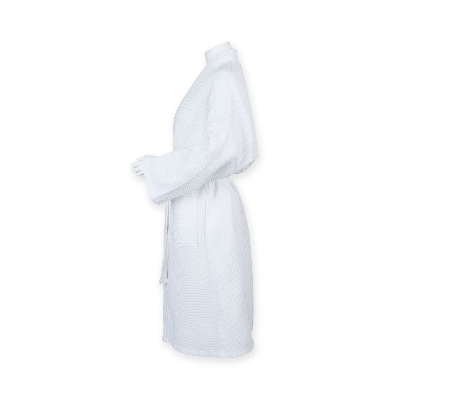 Peignoir Nid D'abeille - White
