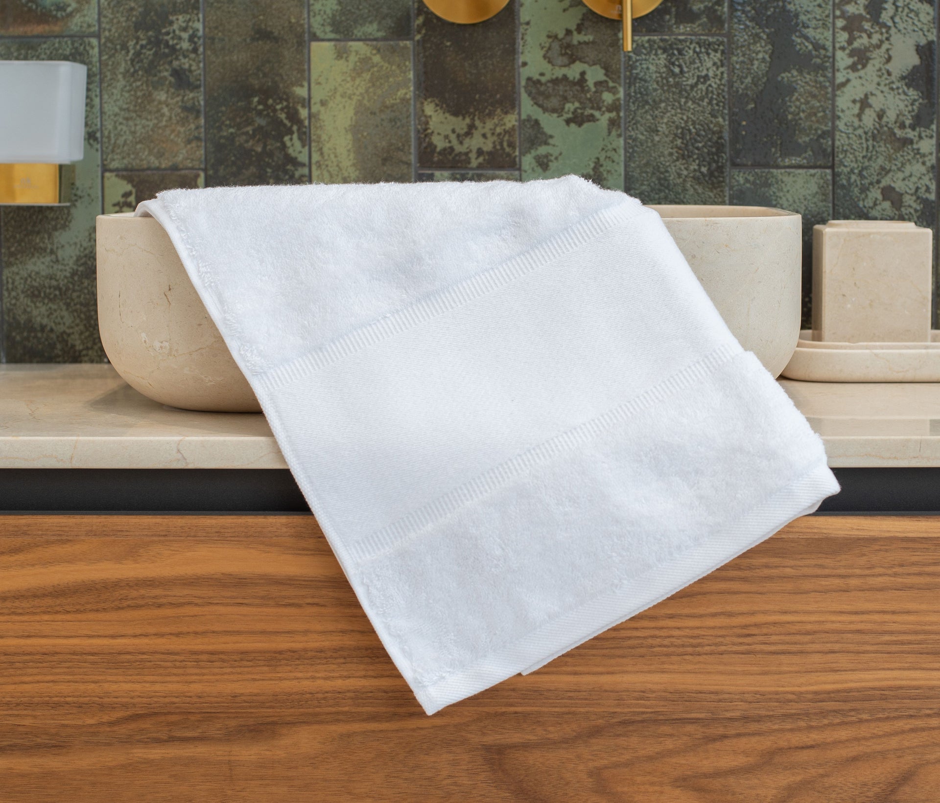 Serviette de toilette en coton organique