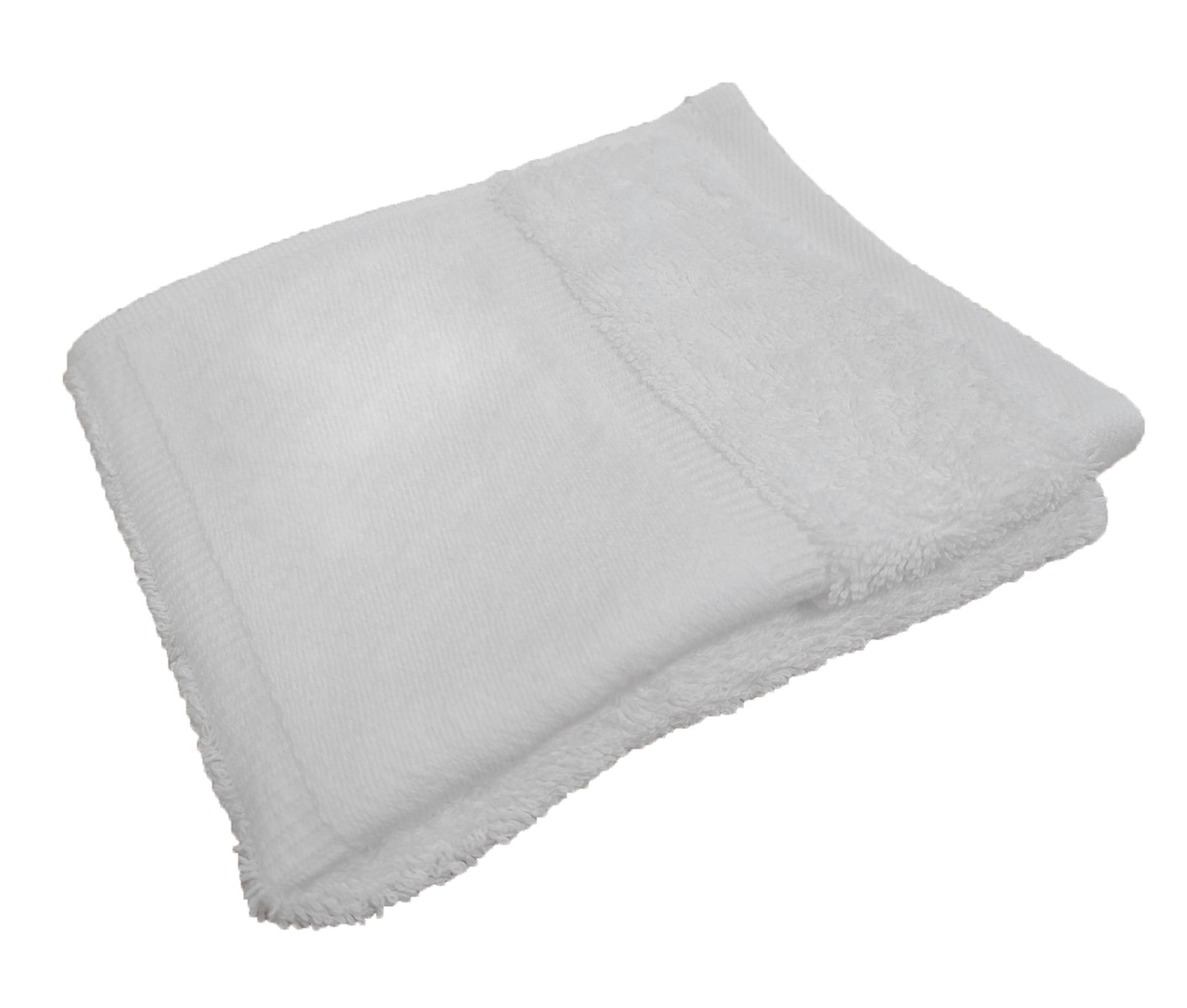 Serviette Pour Invités en Coton Organique - White