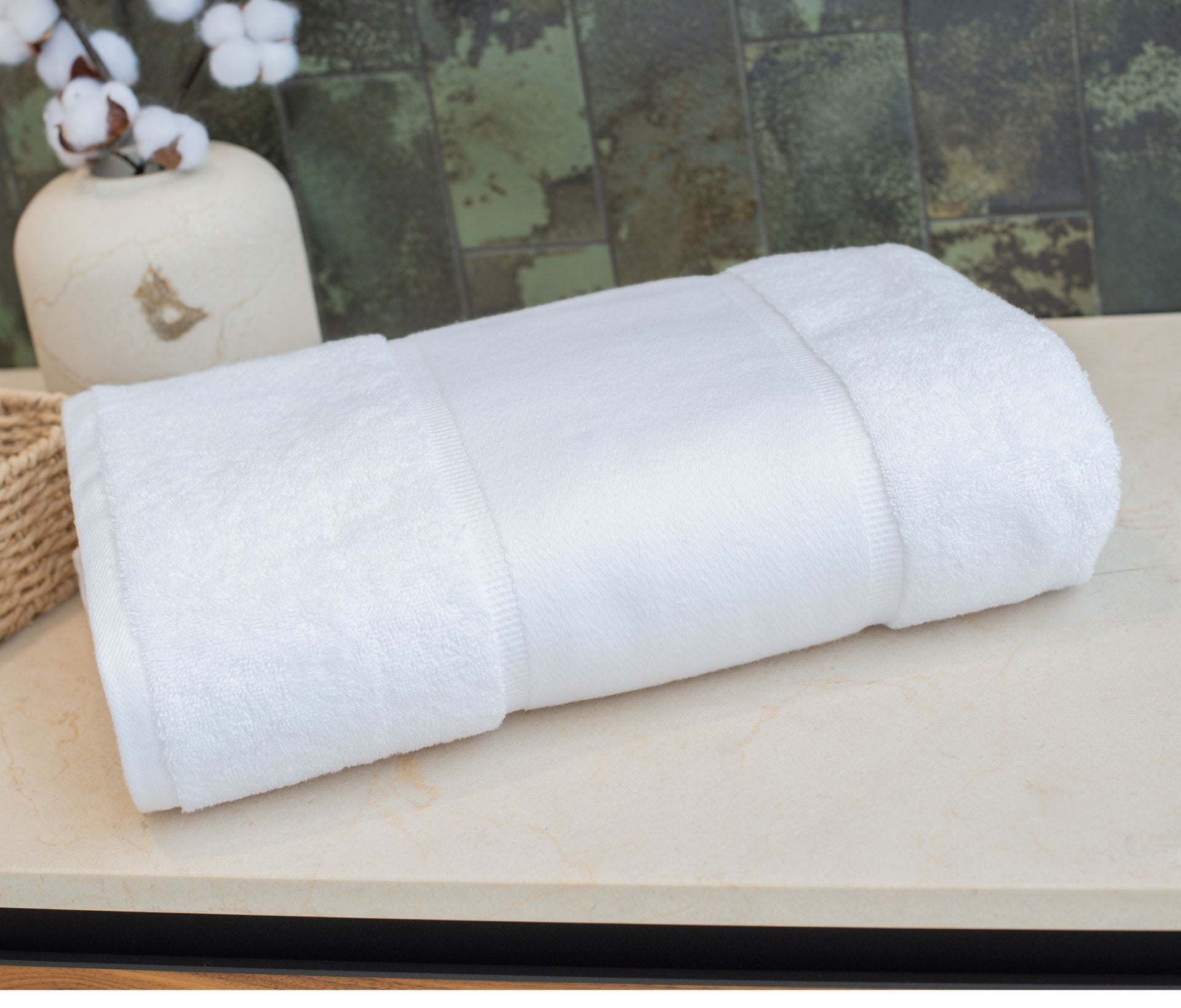 Serviette de bain en coton organique