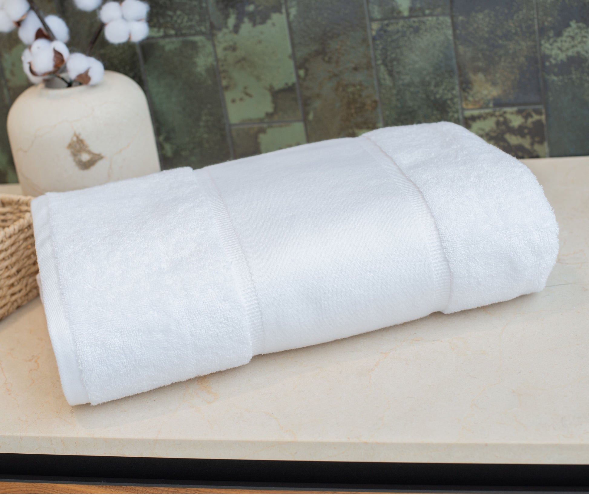 Serviette de bain en coton organique
