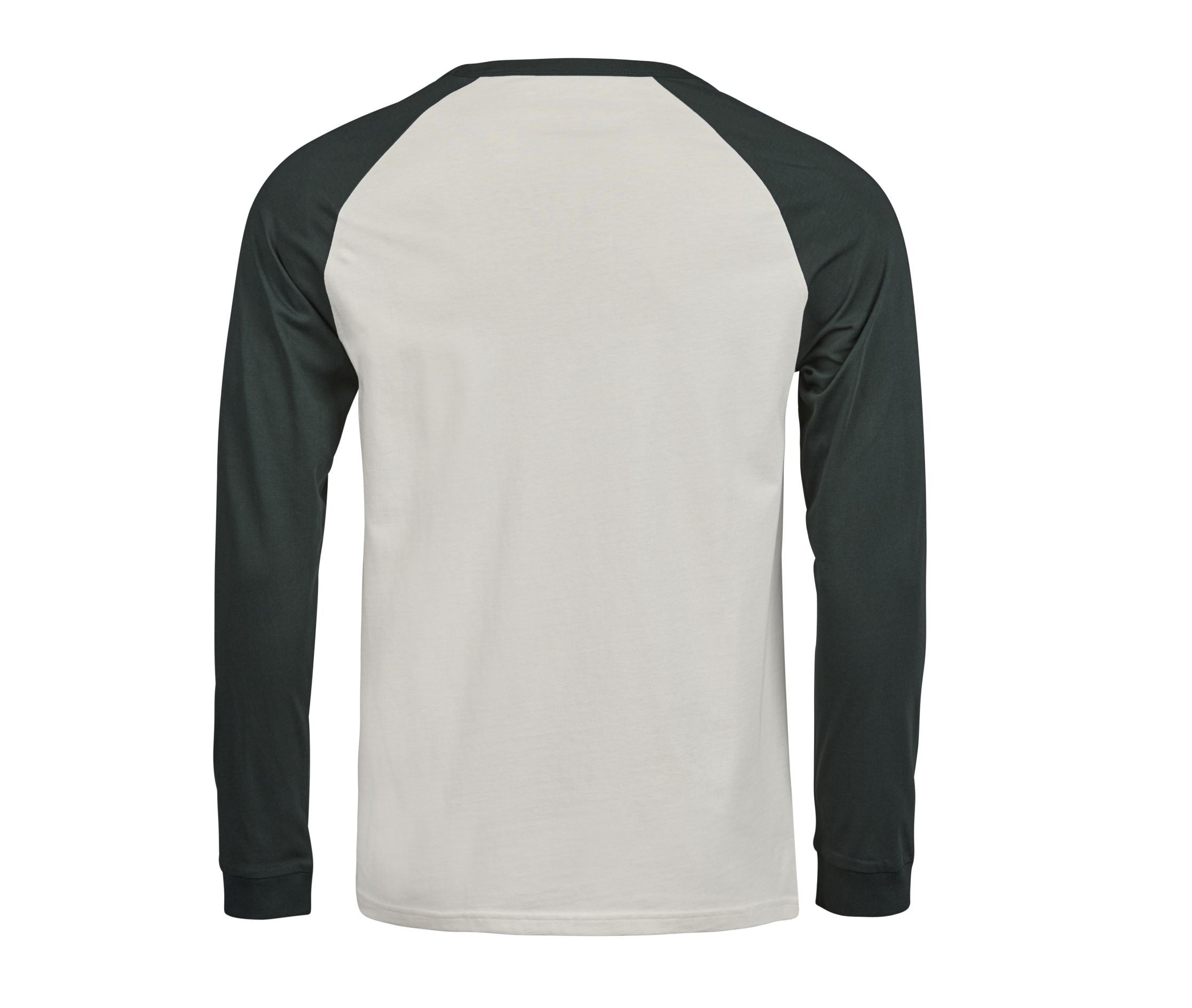 Tee-Shirt Baseball Manches Longues - Cement / Dark Green