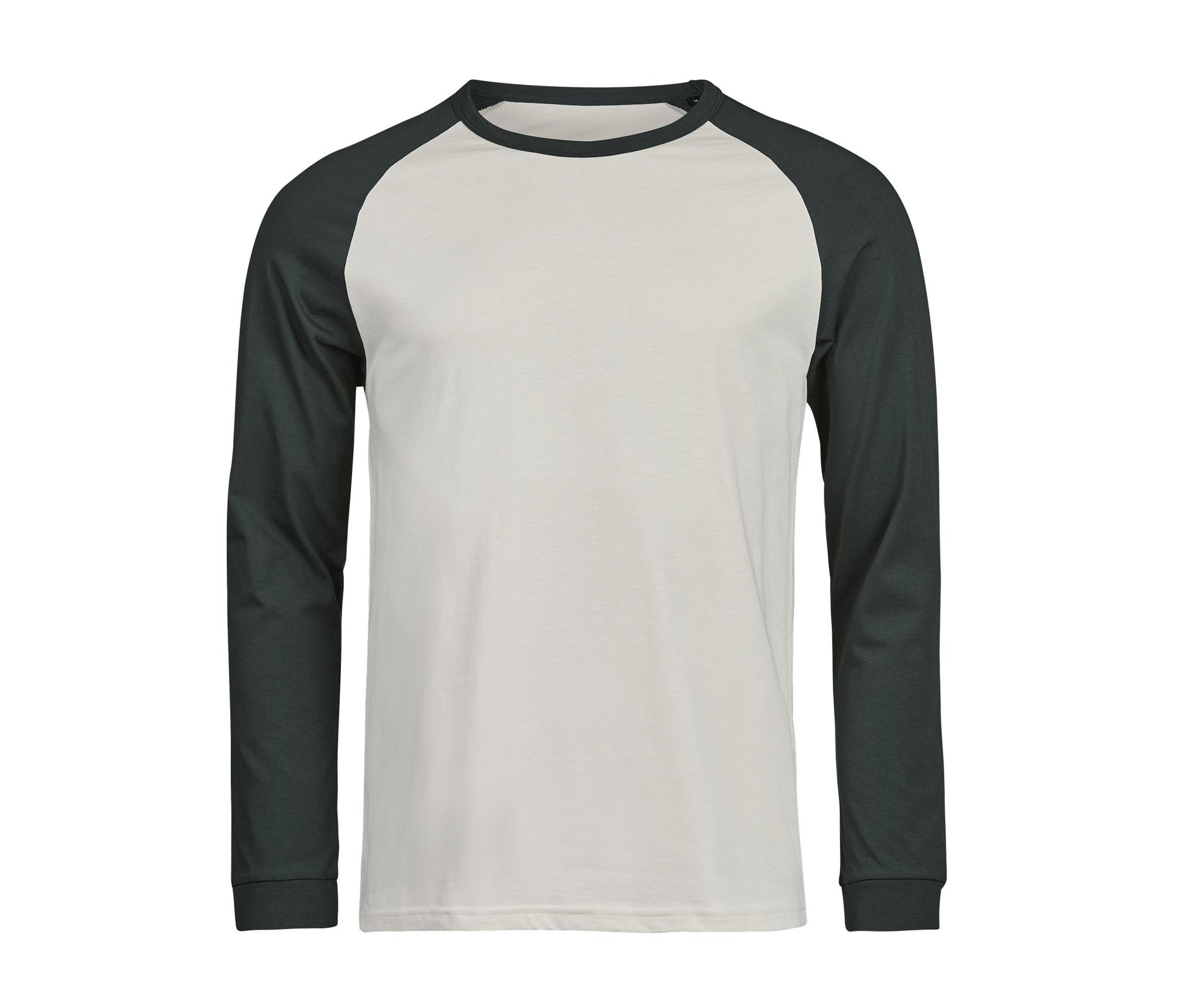 Tee-Shirt Baseball Manches Longues - Cement / Dark Green