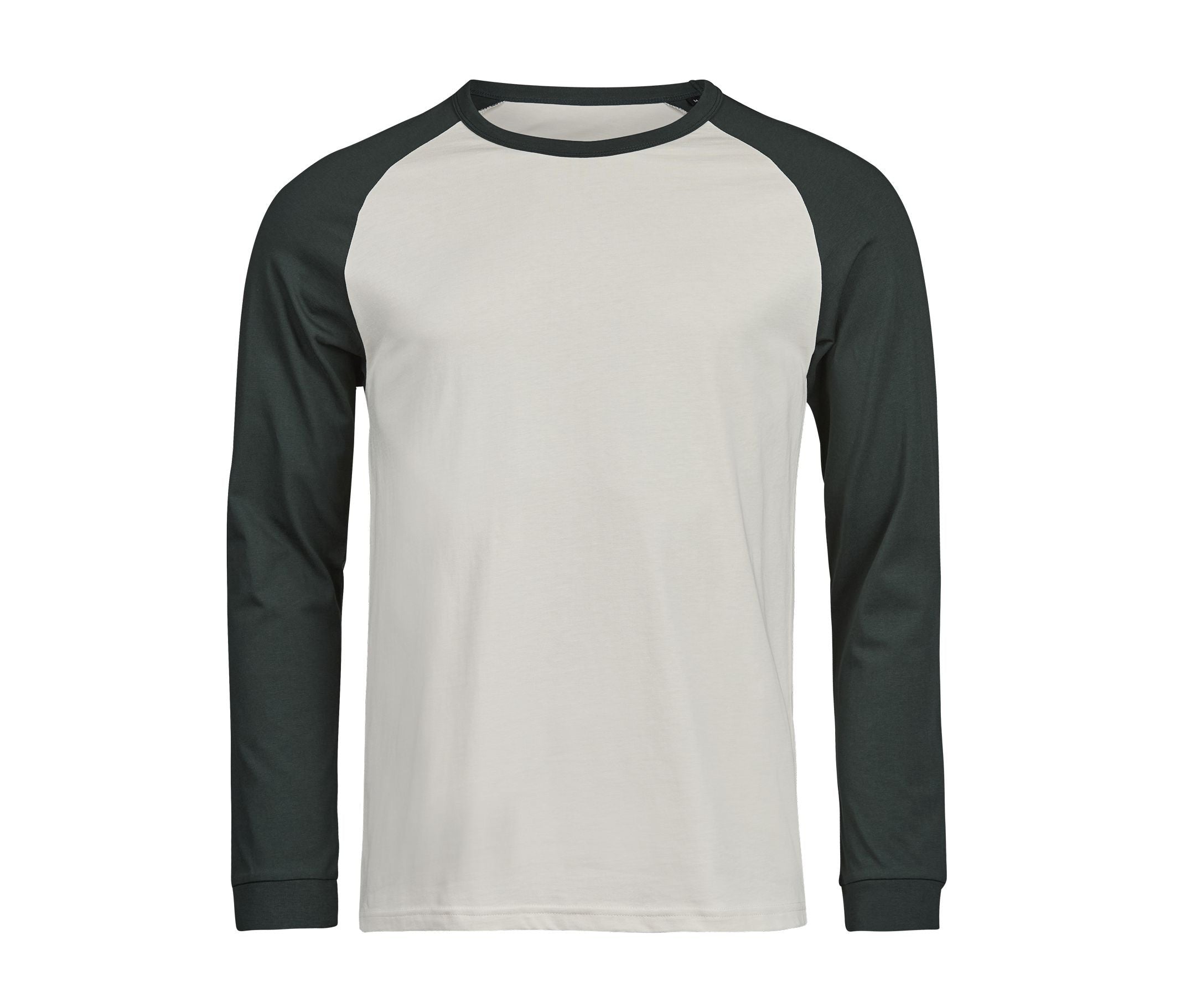 Tee-Shirt Baseball Manches Longues - Cement / Dark Green
