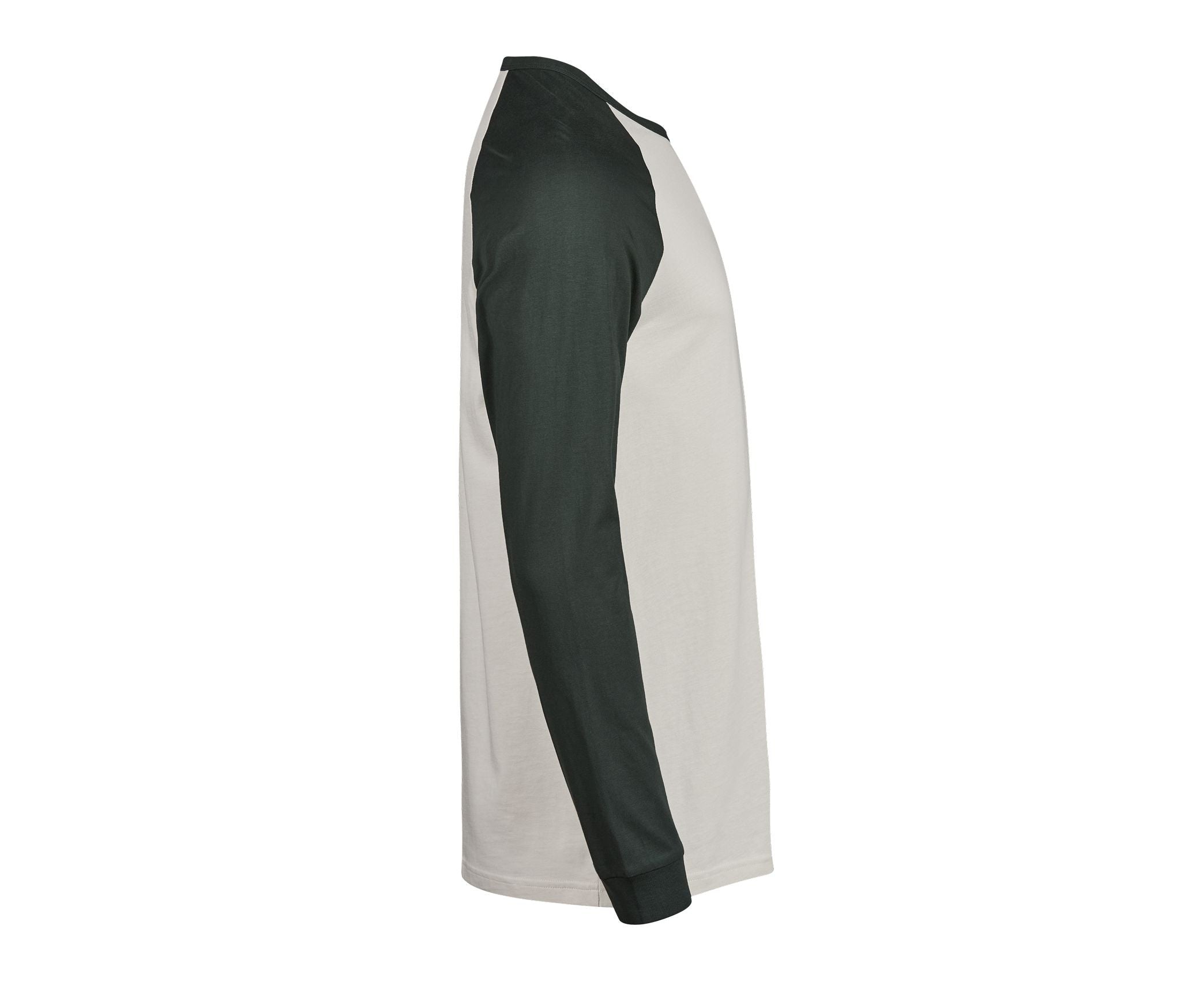 Tee-Shirt Baseball Manches Longues - Cement / Dark Green