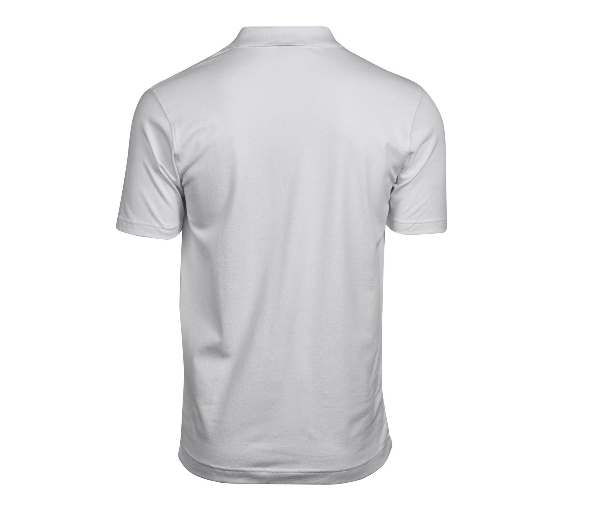 Polo Stretch Col V Homme Bio - White