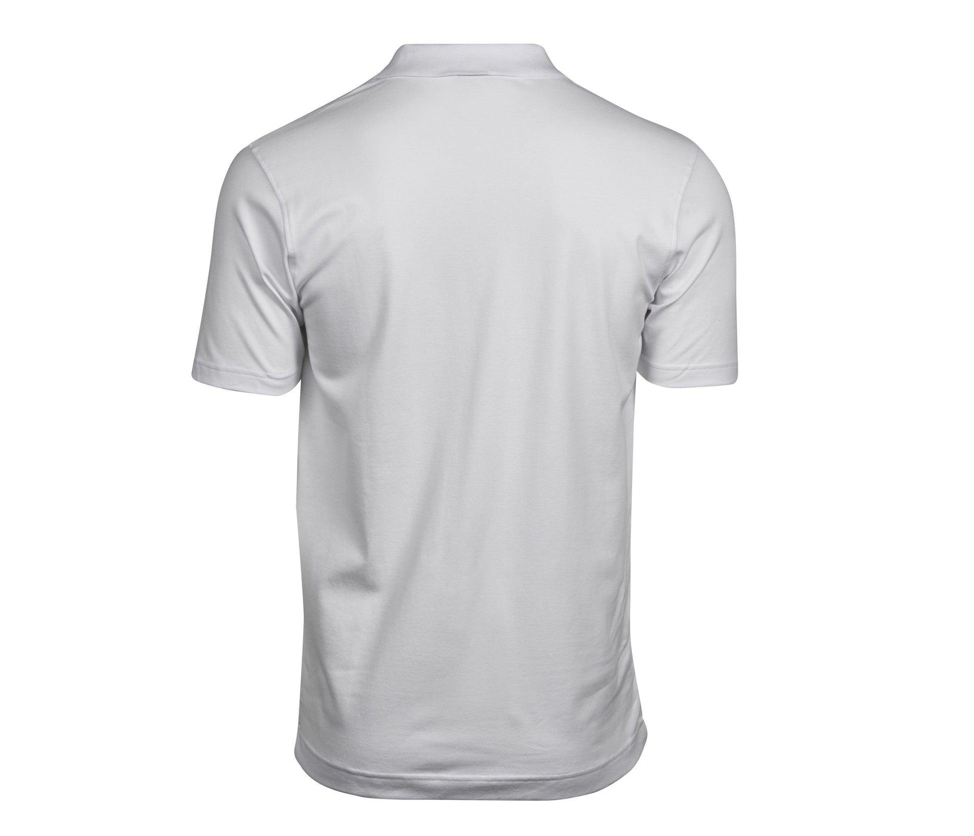 Polo Stretch Col V Homme Bio - White