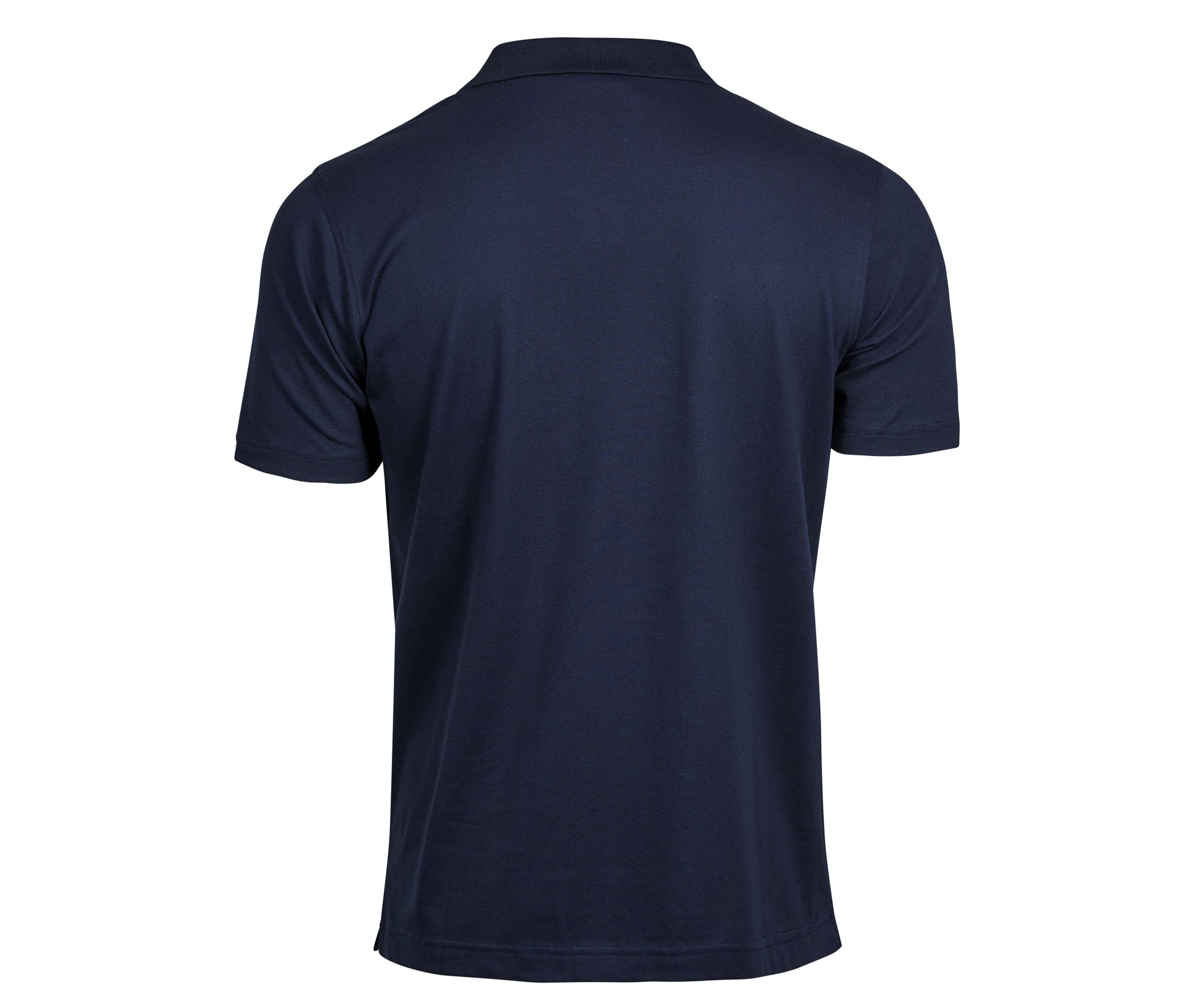 Polo Stretch Col V Homme Bio - Navy
