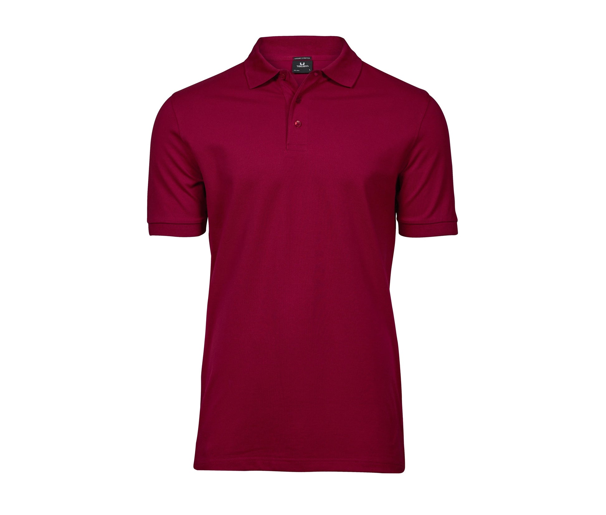 Polo Stretch Homme - Deep Red