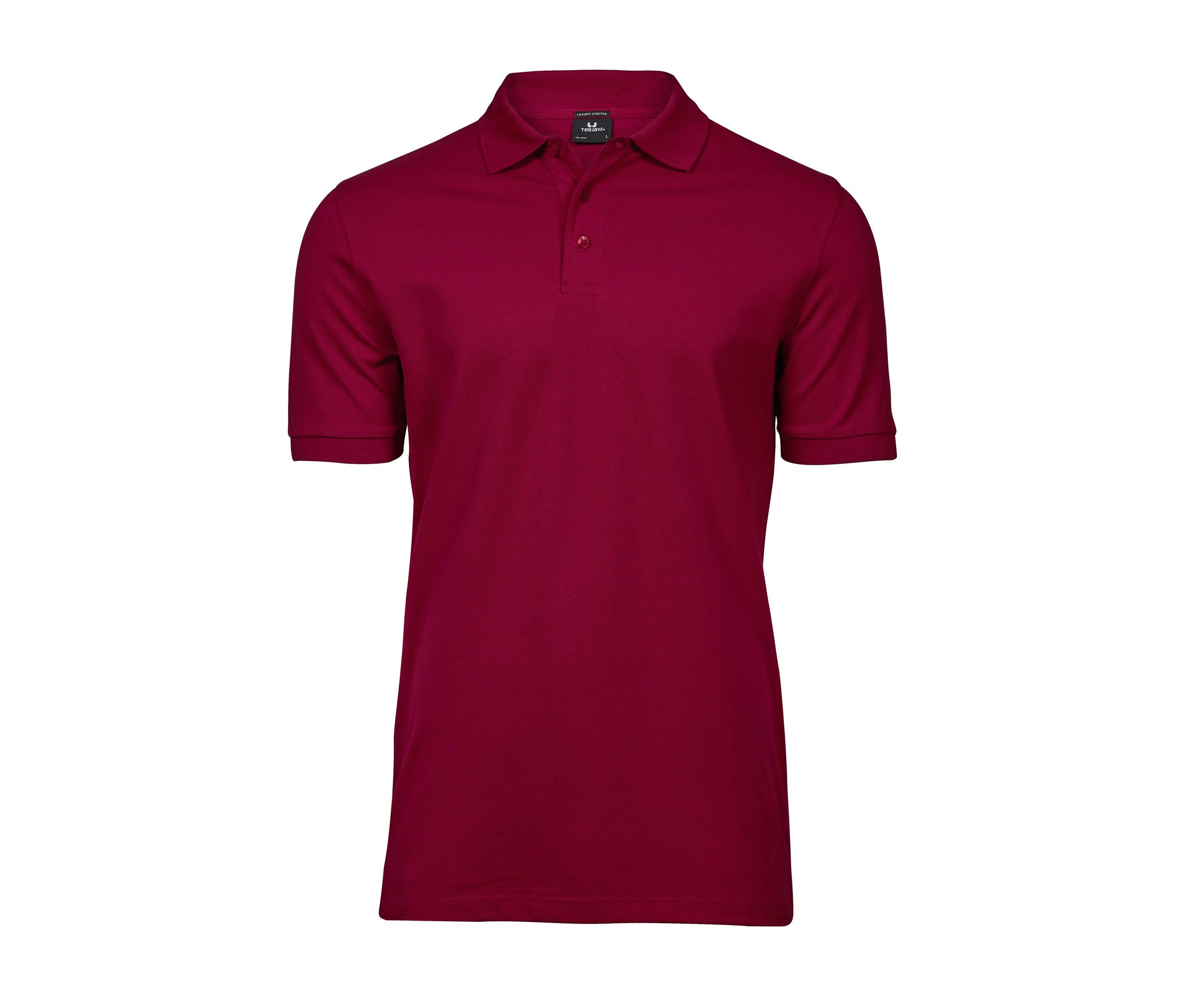 Polo Stretch Homme - Deep Red