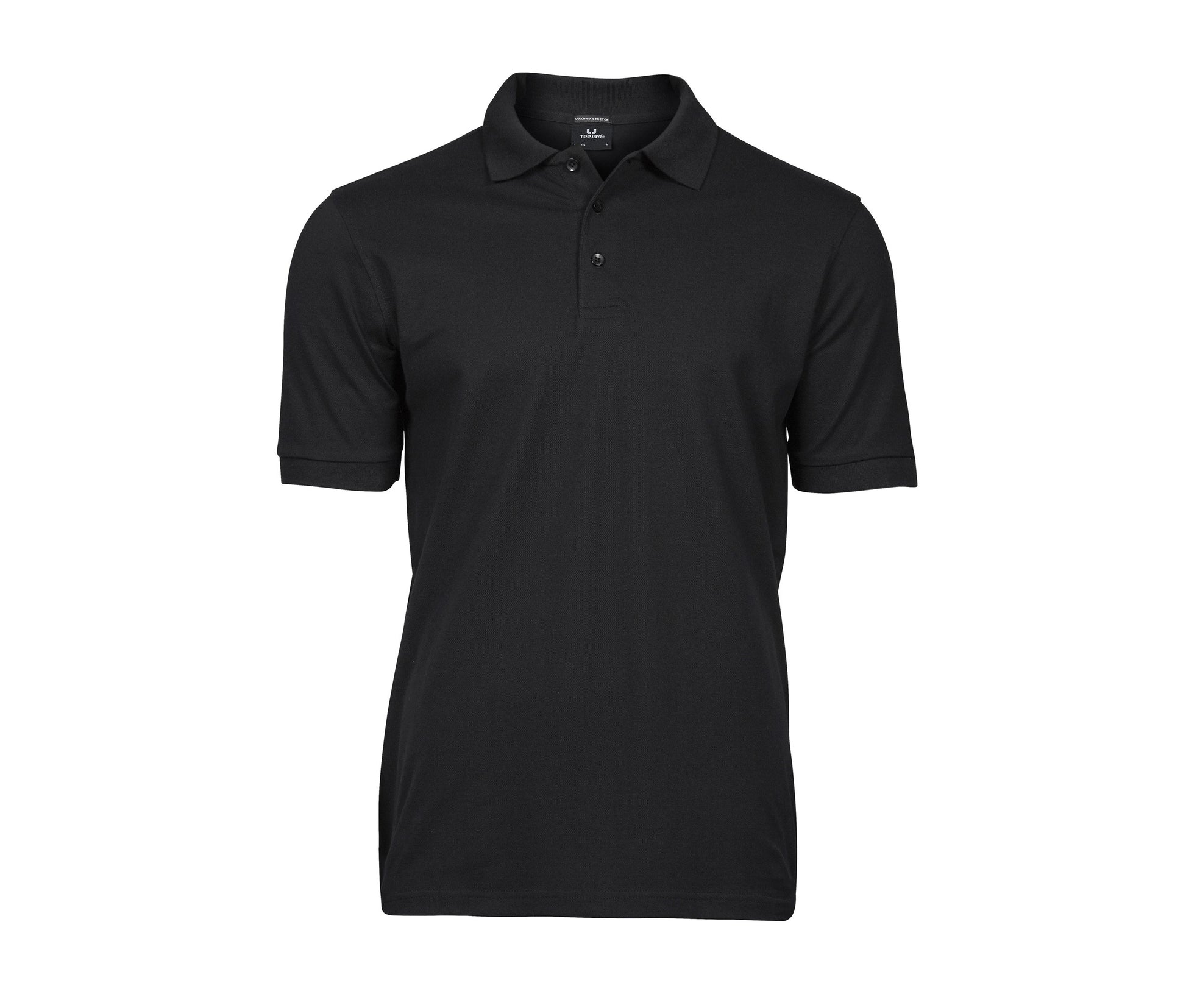 Polo Stretch Homme - Black