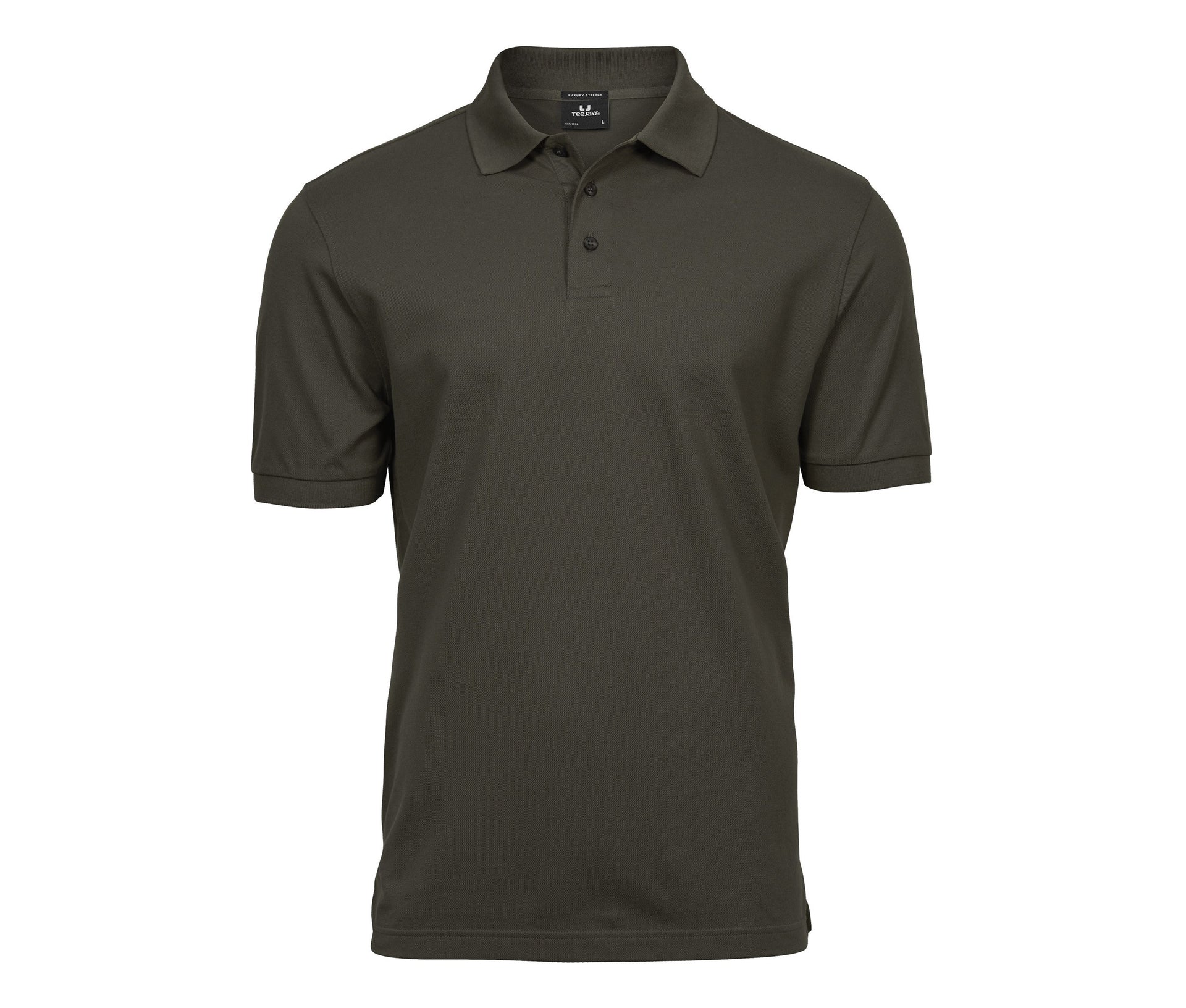 Polo Stretch Homme - Dark Olive