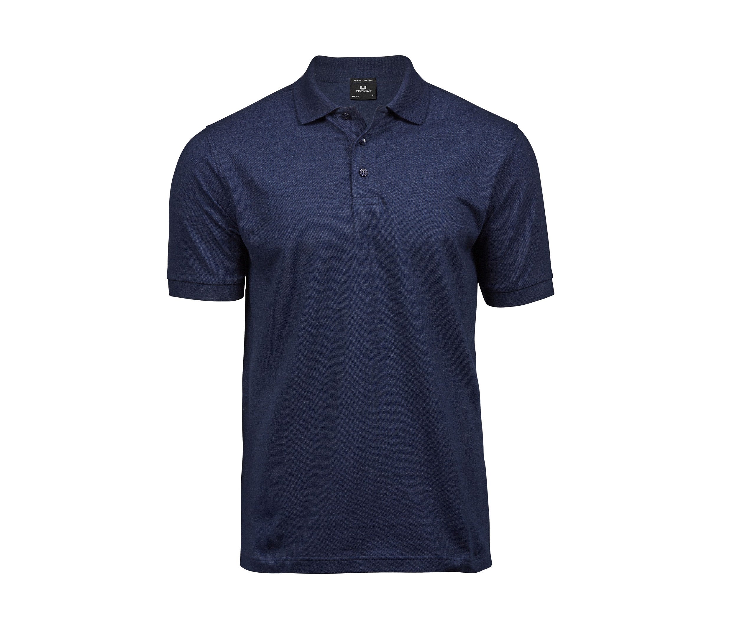 Polo Stretch Homme - Denim