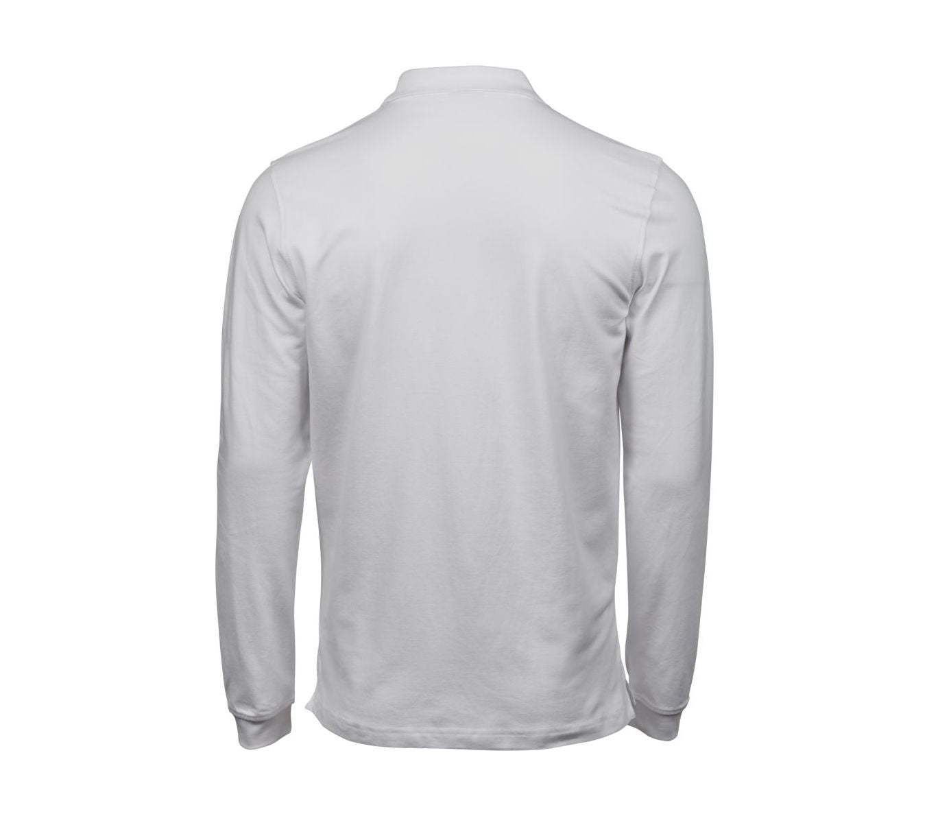 Polo Stretch Manches Longues Homme - White