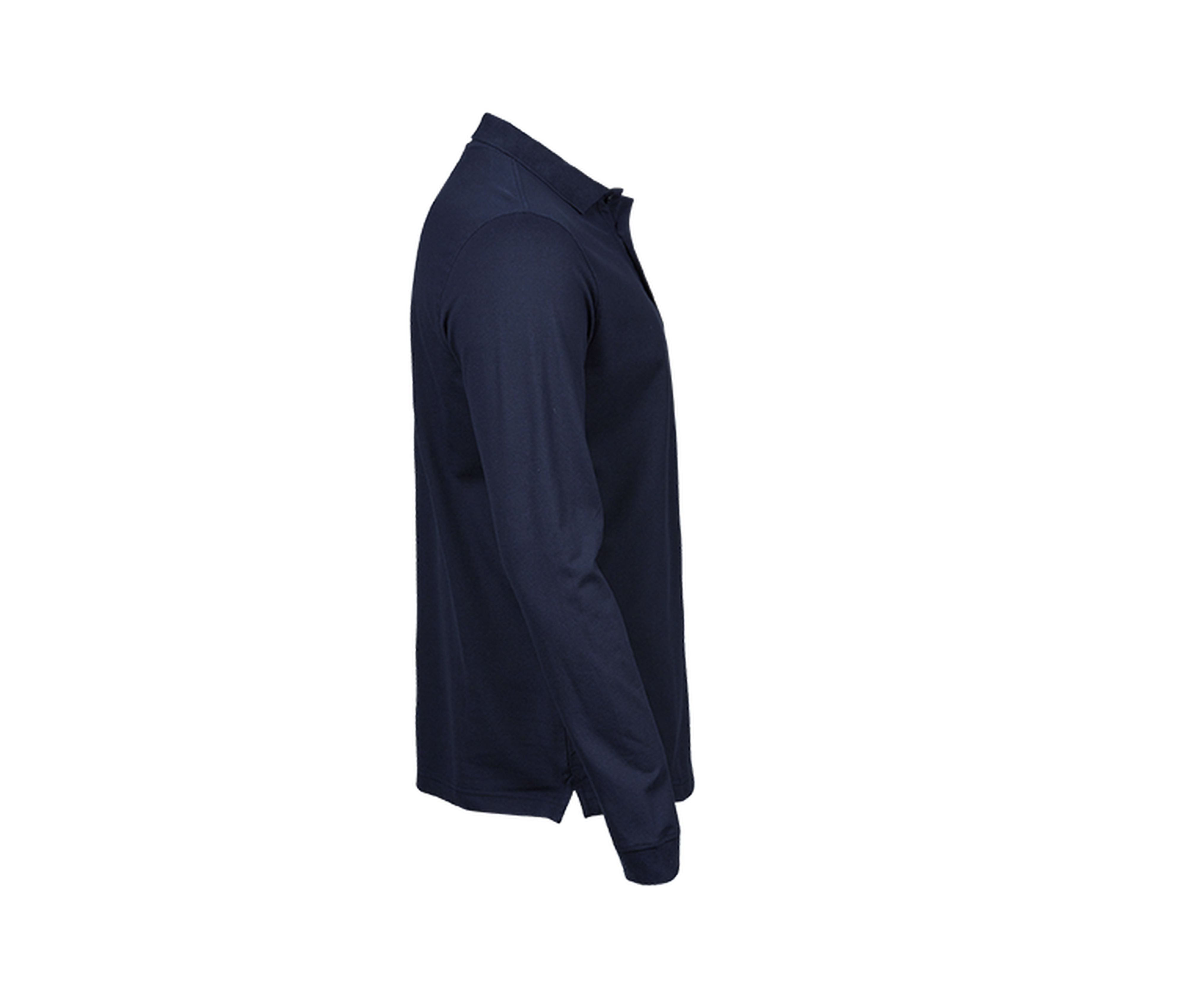 Polo Stretch Manches Longues Homme - Navy