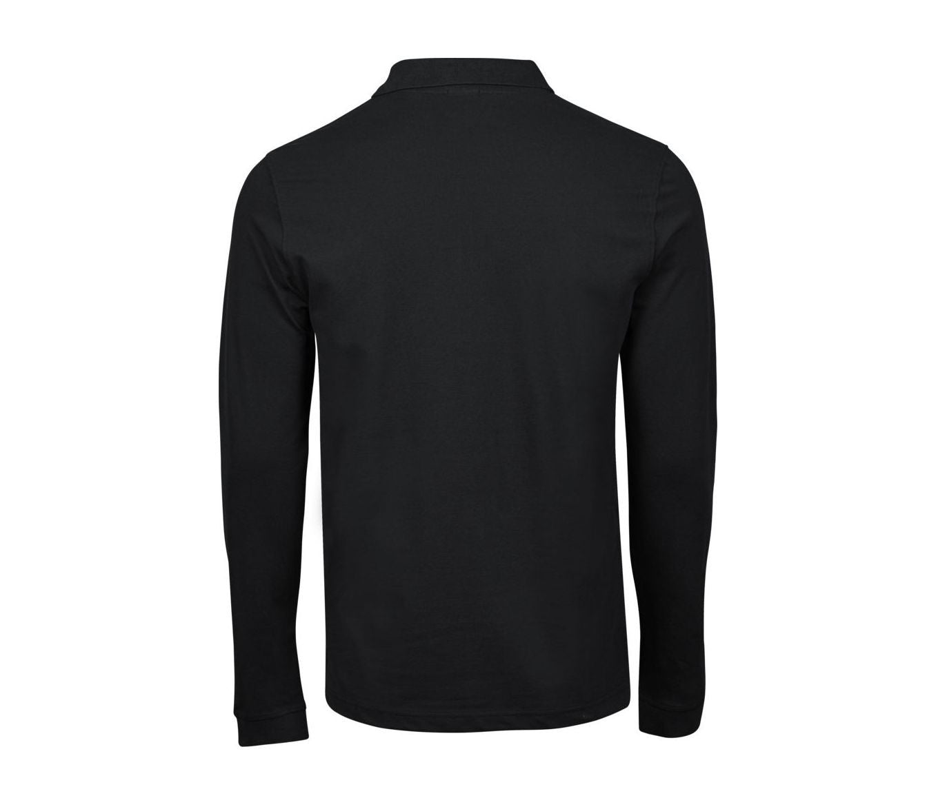 Polo Stretch Manches Longues Homme - Black