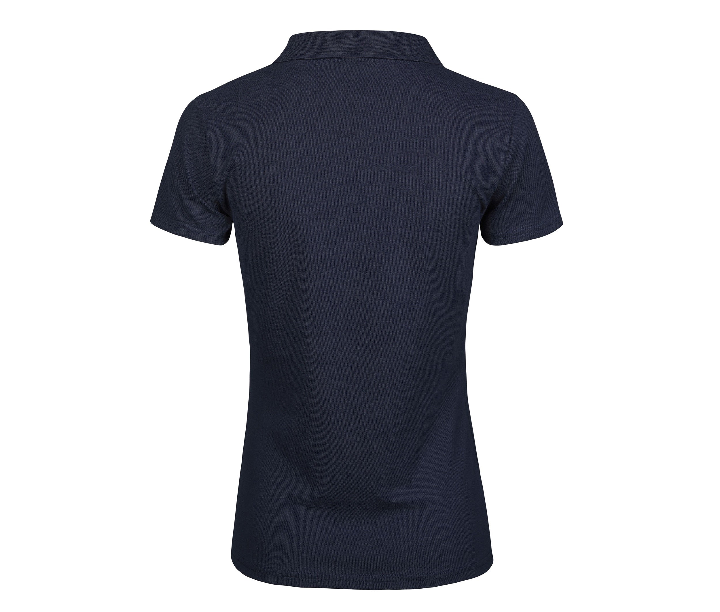 Polo Stretch Col V Femme Bio - Navy