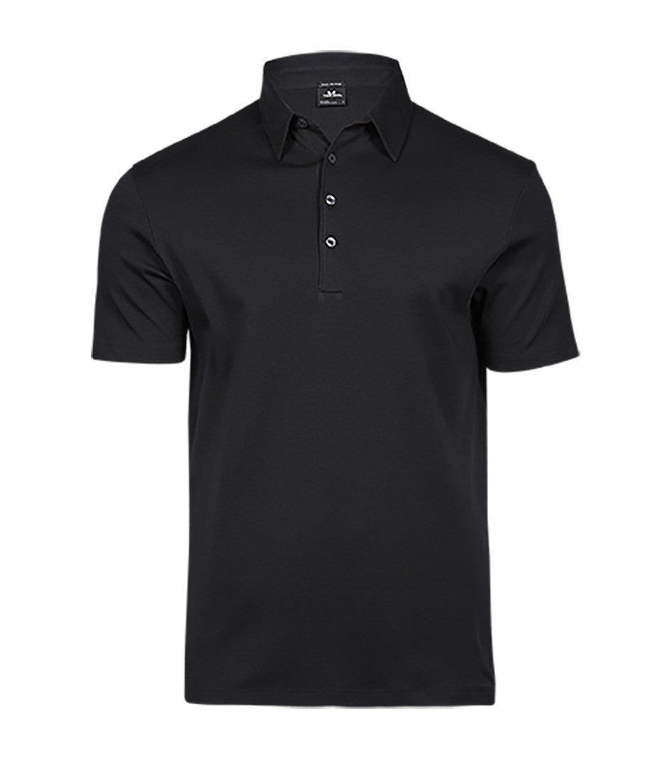 Polo Coton Pima Homme - Black
